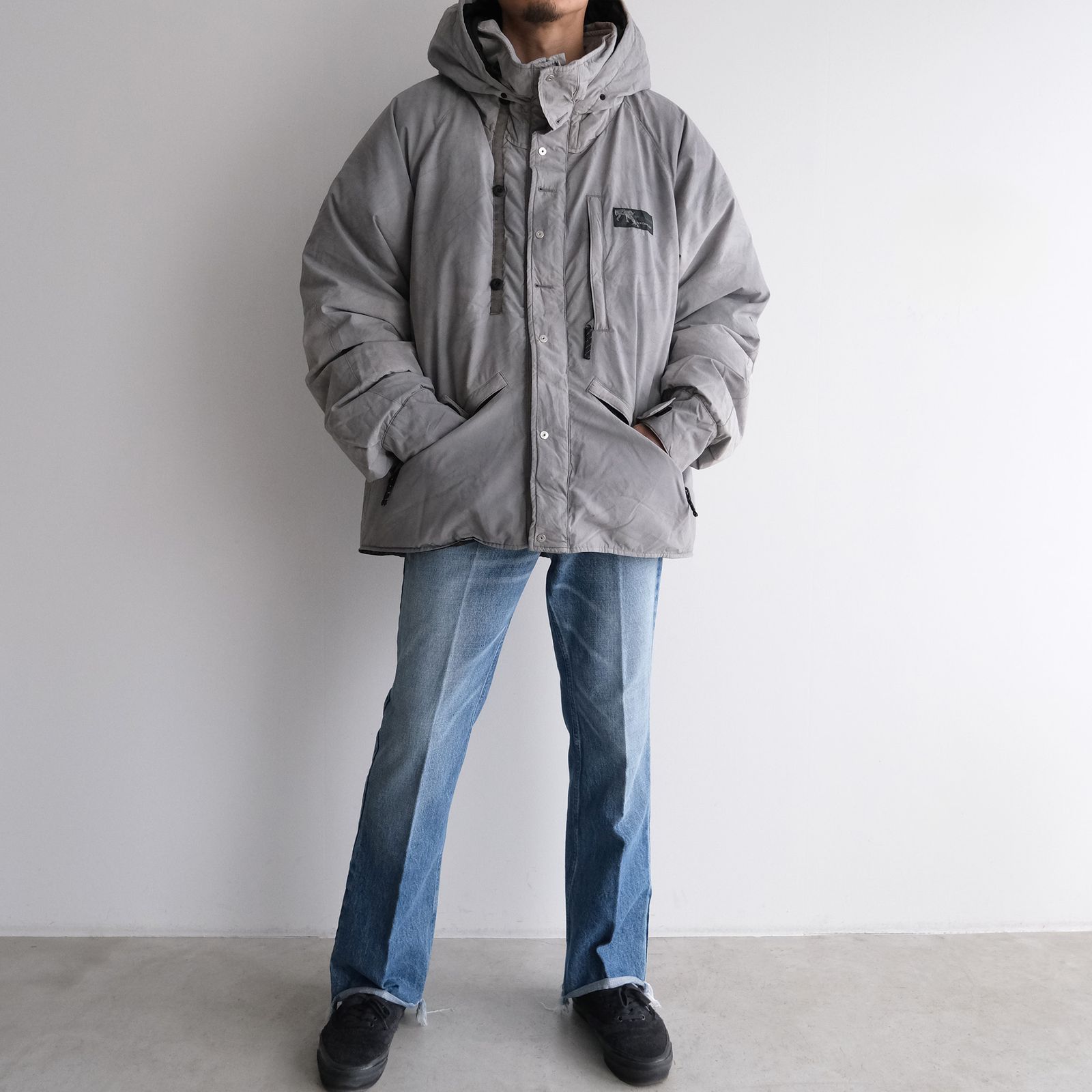 Garment Dyed Makalu Down Jacket -ジャケット-（Gray / グレー）