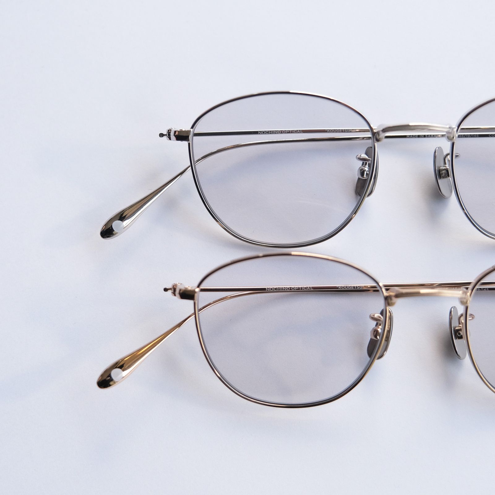 "KOUGETSU" Champagne Gold × Clear to D.Gray (調光モデル) -サングラス-