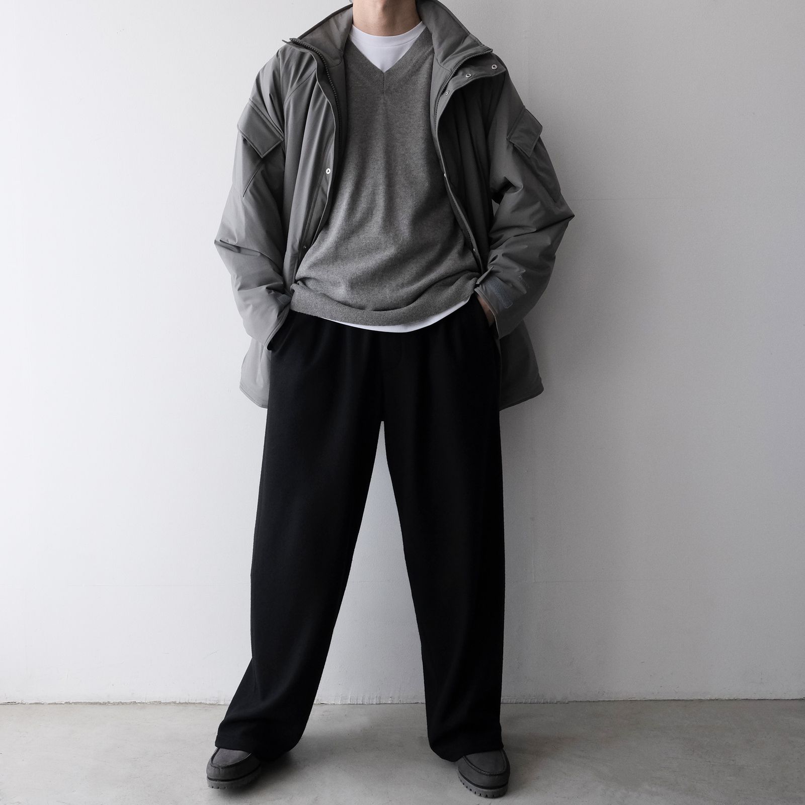 PERTEX SHIELD Insulated Military Parka -ジャケット-（Stone Gray / ストーングレー）GM263-30271