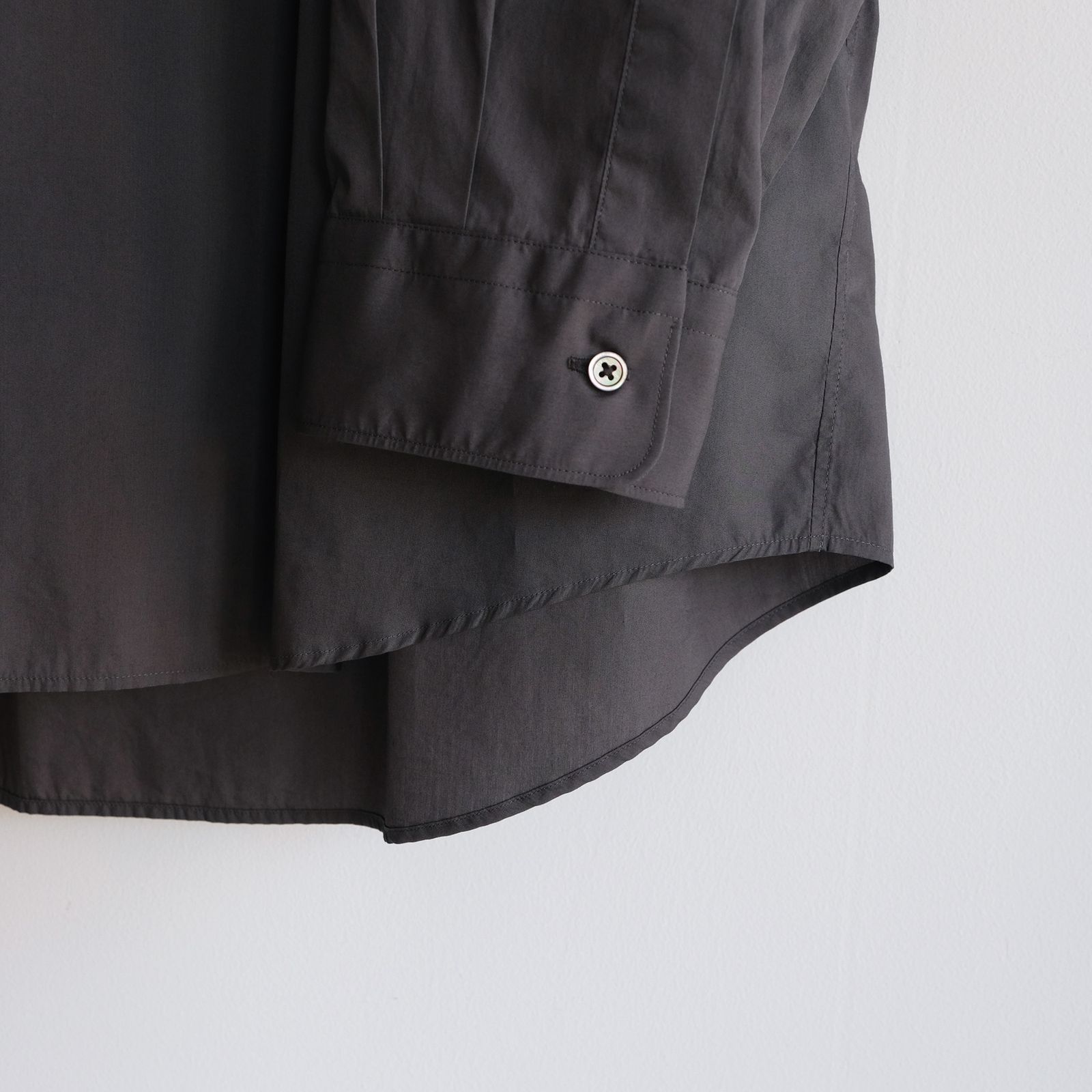 Broad L/S Oversized Regular Collar Shirt -シャツ-（C.Gray / C.グレー）GM261-50001B