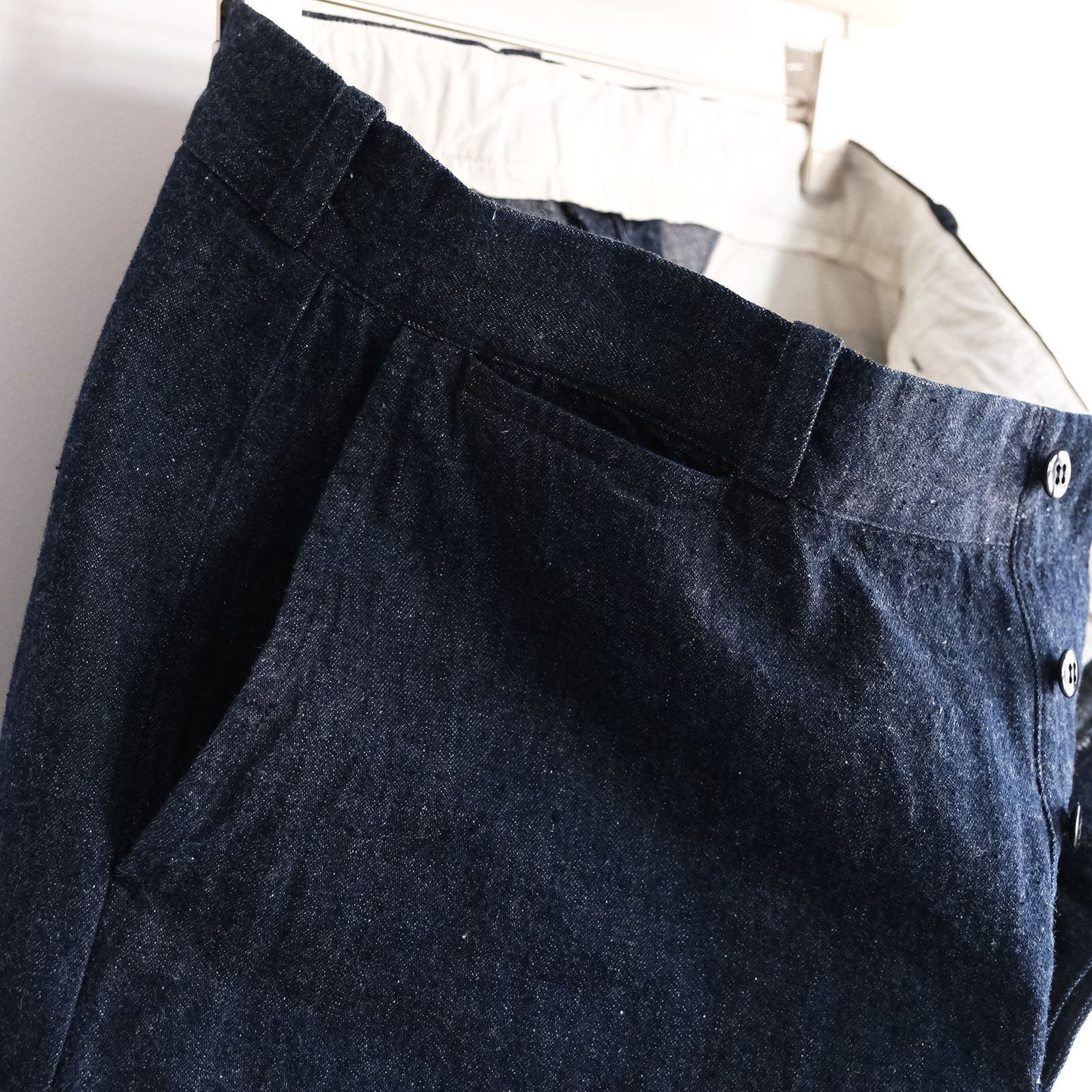 Denim Trousers -パンツ-（Navy / ネイビー）