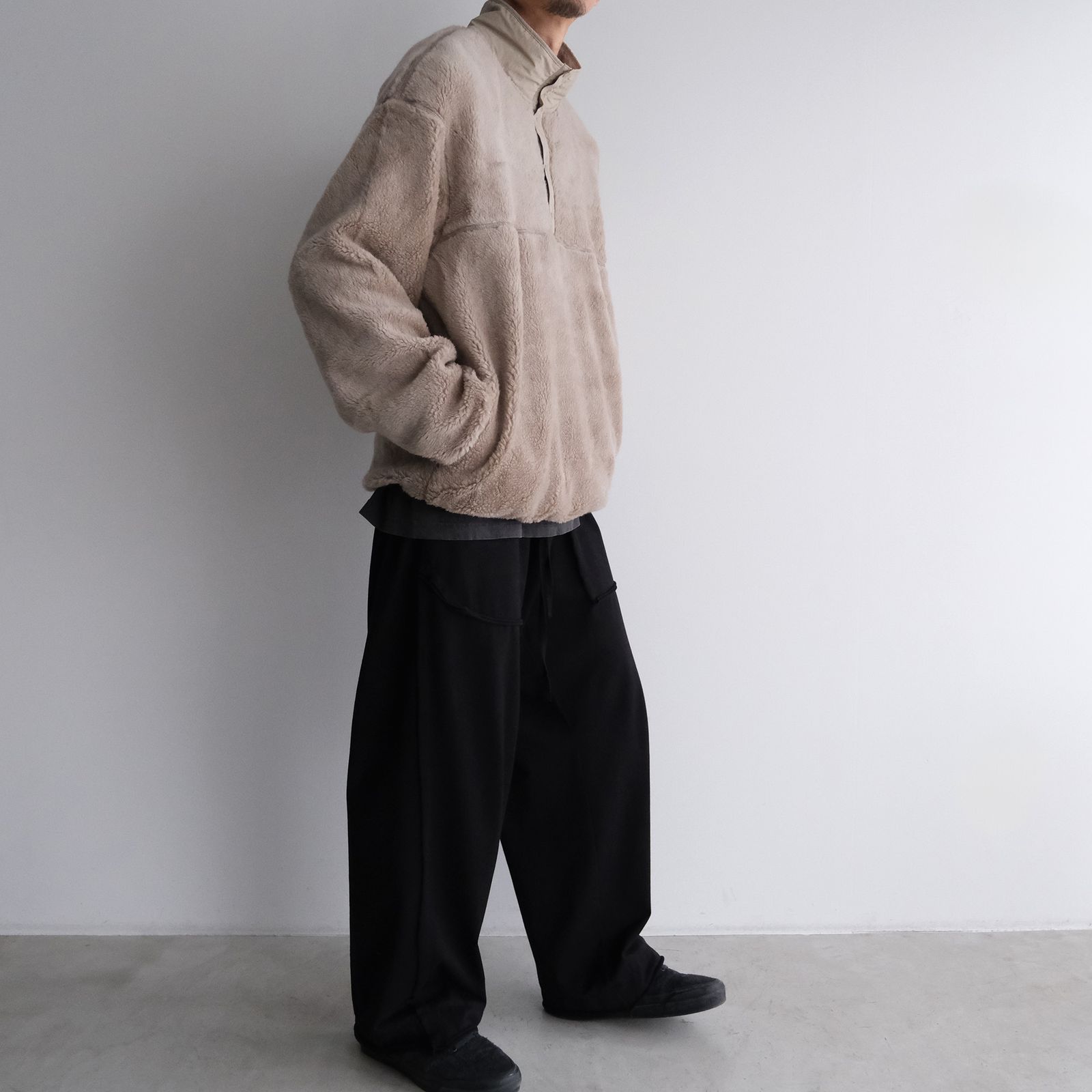 Wool Boa Pullover -ジャケット-（Grege / グレージュ）