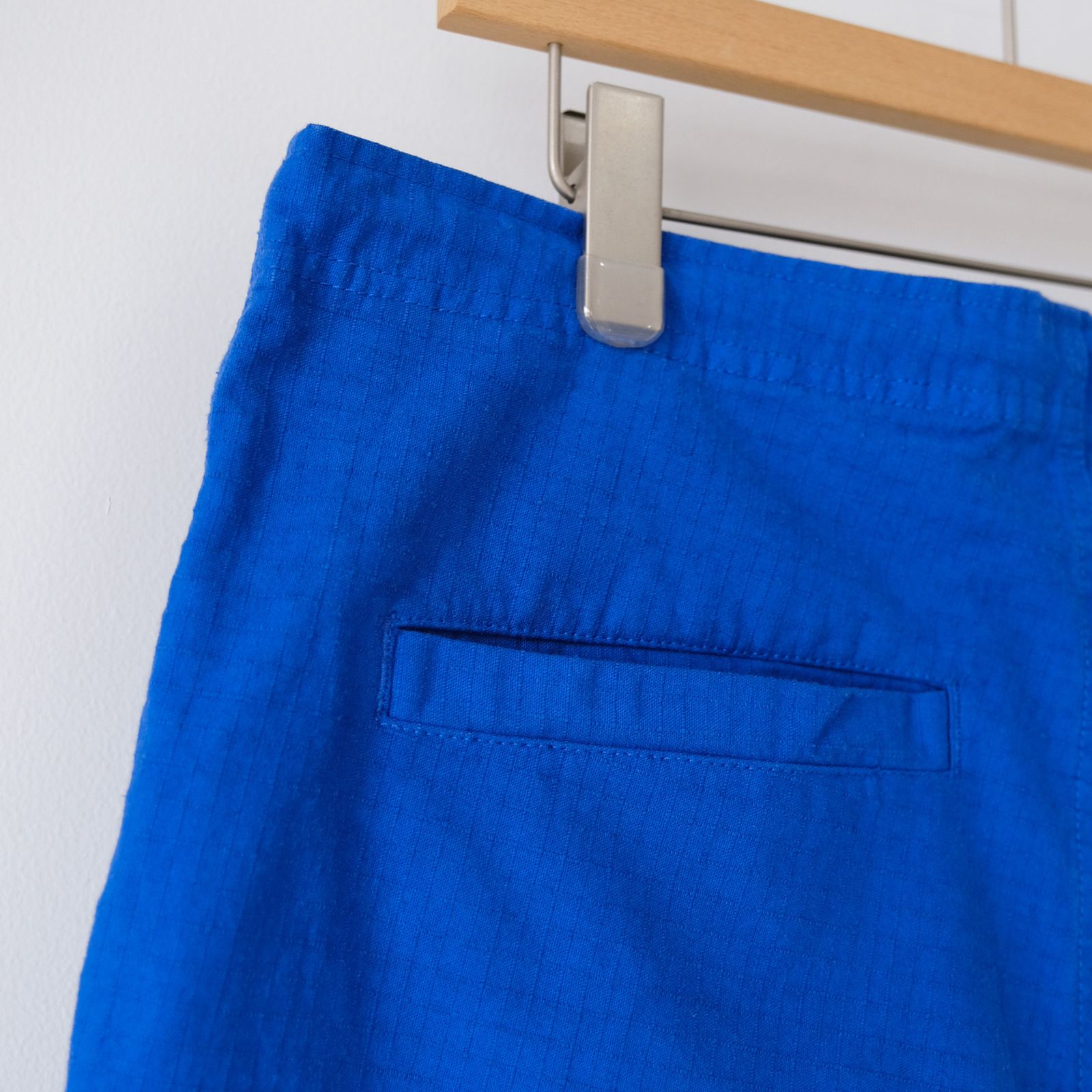 Phatee Hemp Garment Dyed Over Shorts - ショーツ-（Blue / ブルー）