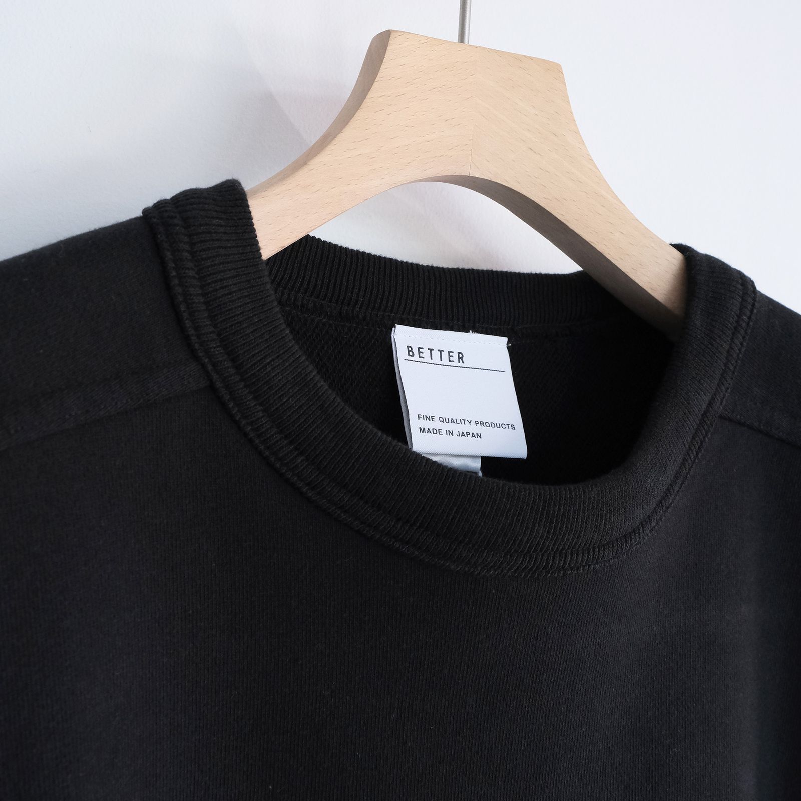 Vintage Fleece Crew Neck Pullover -スウェット-（Black / ブラック）