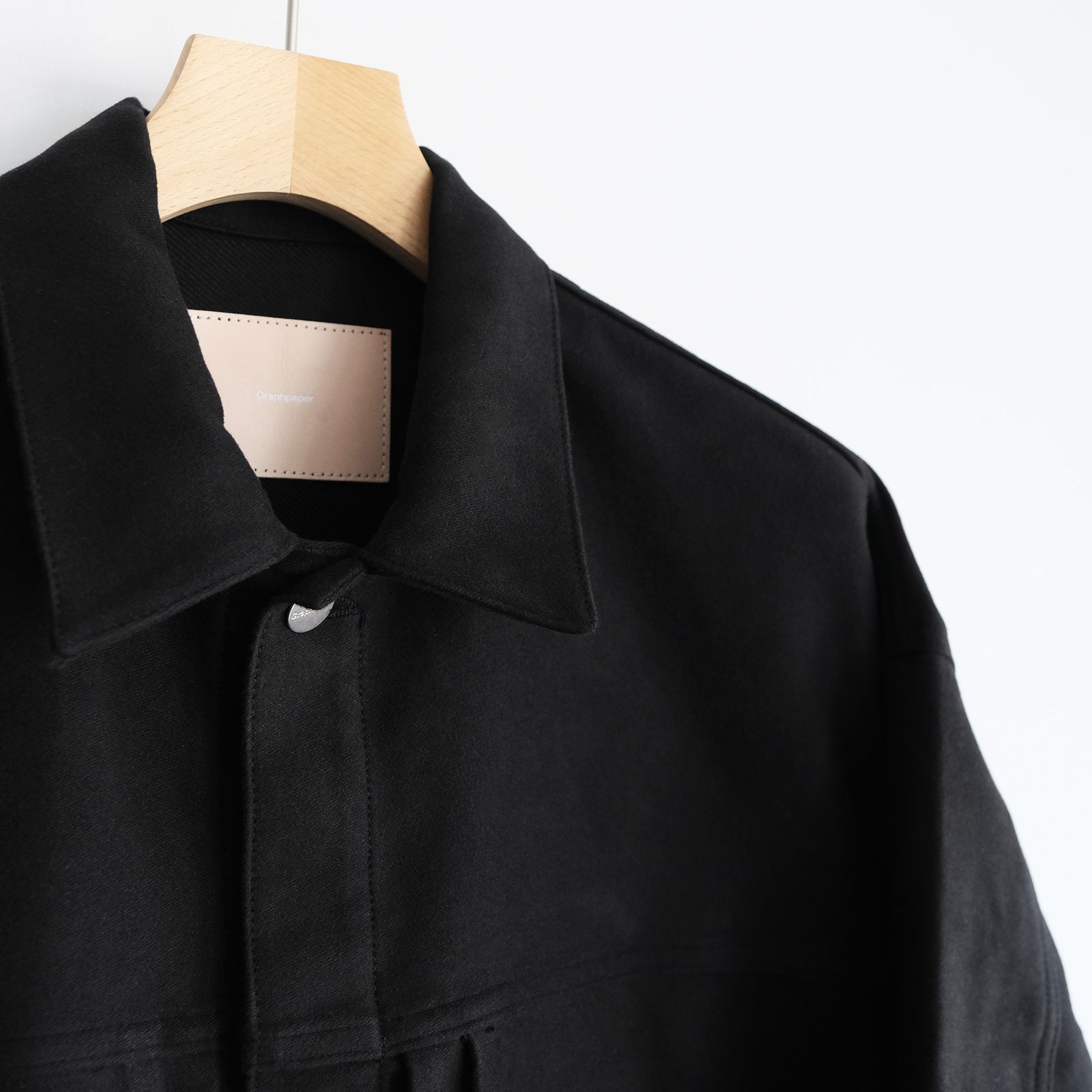 Cotton Double Serge Jacket -ジャケット-（Black / ブラック）GM263-20450