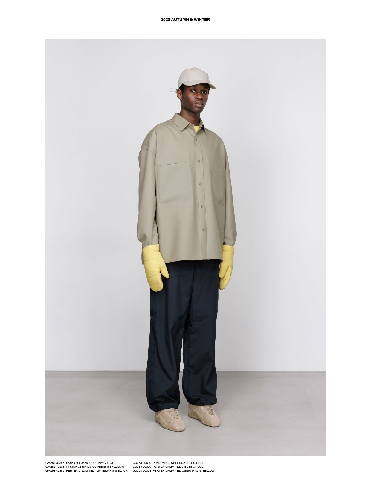 Mercerized Fine Wool Snood -スヌード-（Yellow / イエロー）