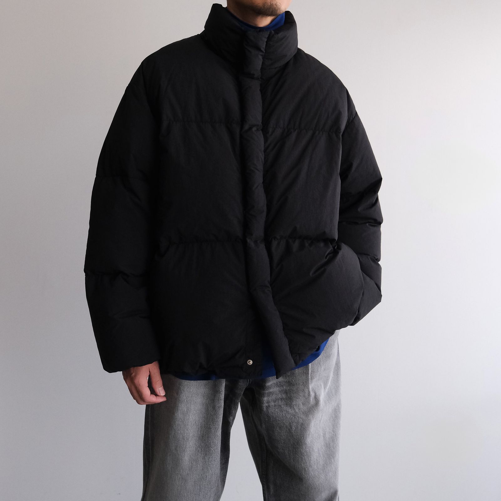 Garment Dyed Down Jacket -ダウンジャケット-（Black / ブラック）GM253-30574