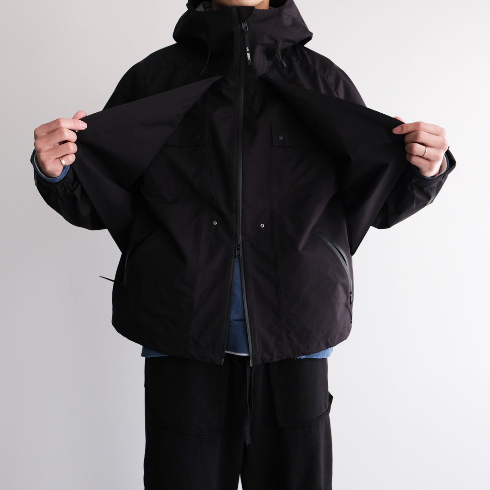Pertex Waterproof Layering JK -ジャケット-（Black / ブラック）