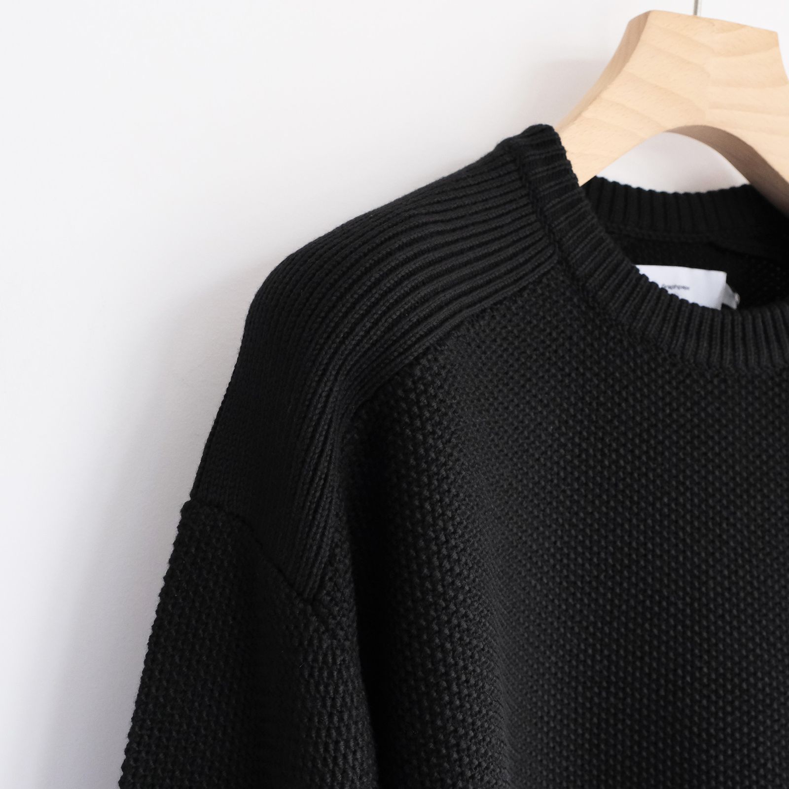 Soft Wool Command Sweather -ニット-（Black / ブラック）GU263-80600