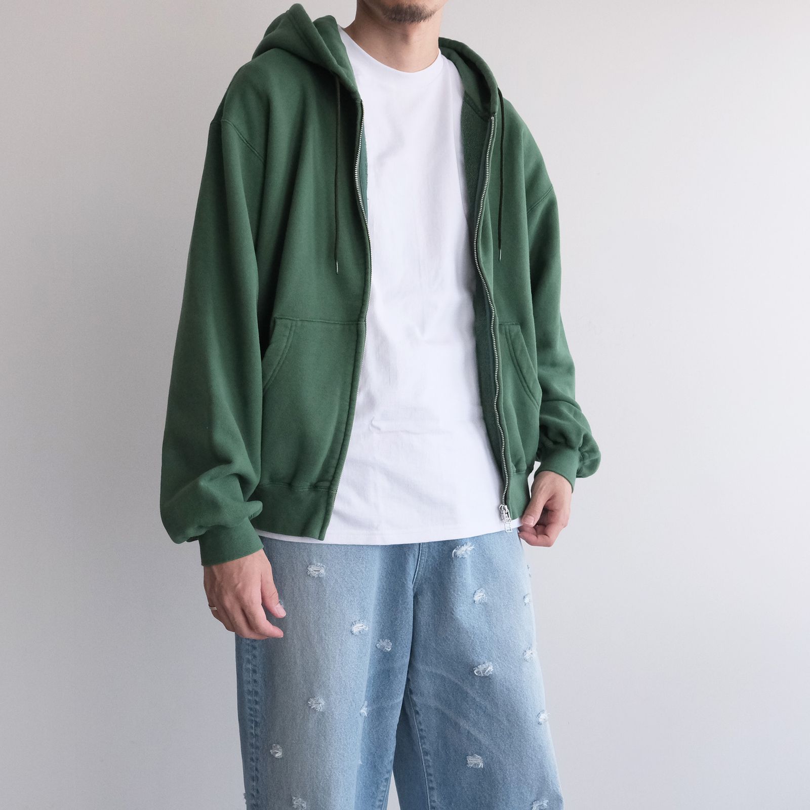 Jumberca Zip Up Hoodie -パーカー-（Green / グリーン）