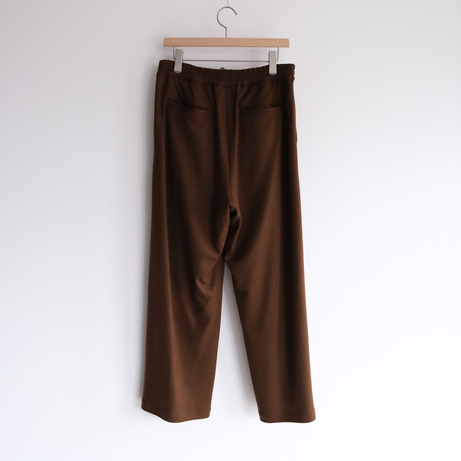 Wool Smooth Flannel Easy Wide Pants -パンツ-（Brown / ブラウン）