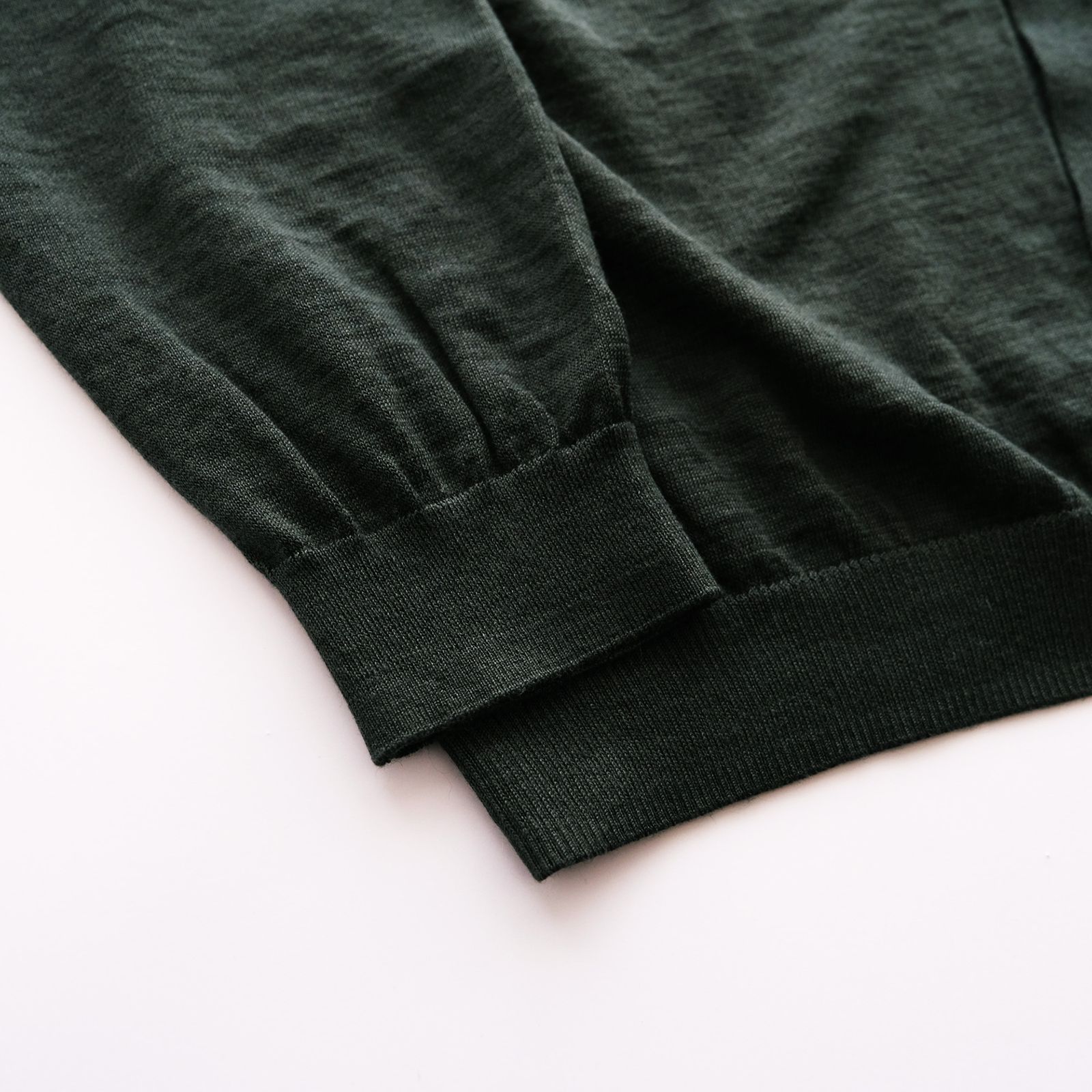 Ramie Cashimere V-Neck Knit Cardigan -ニット-（Green / グリーン）