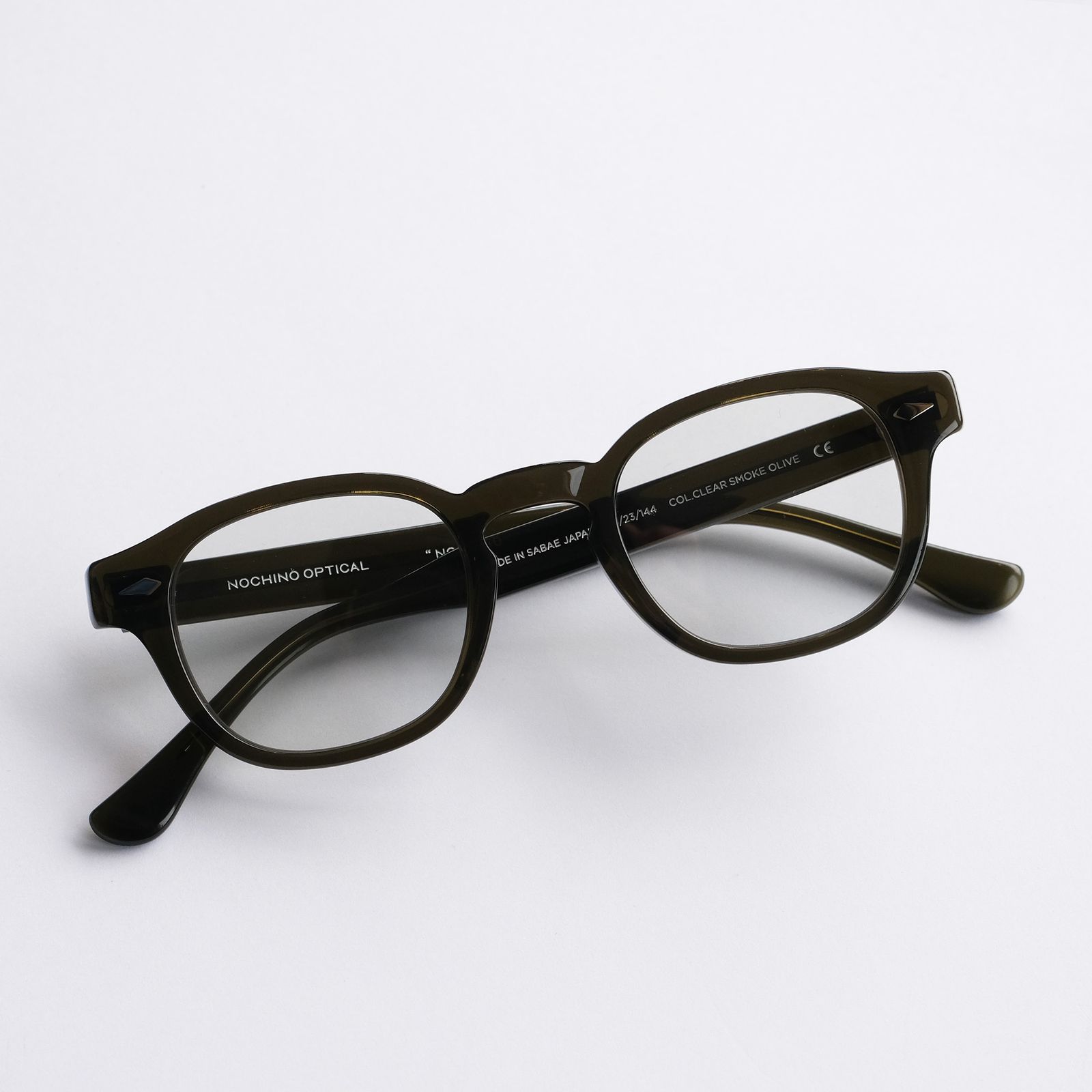 "NOCHINO" Clear Smoke Olive×Gray Green to D.Gray (調光モデル) -サングラス-