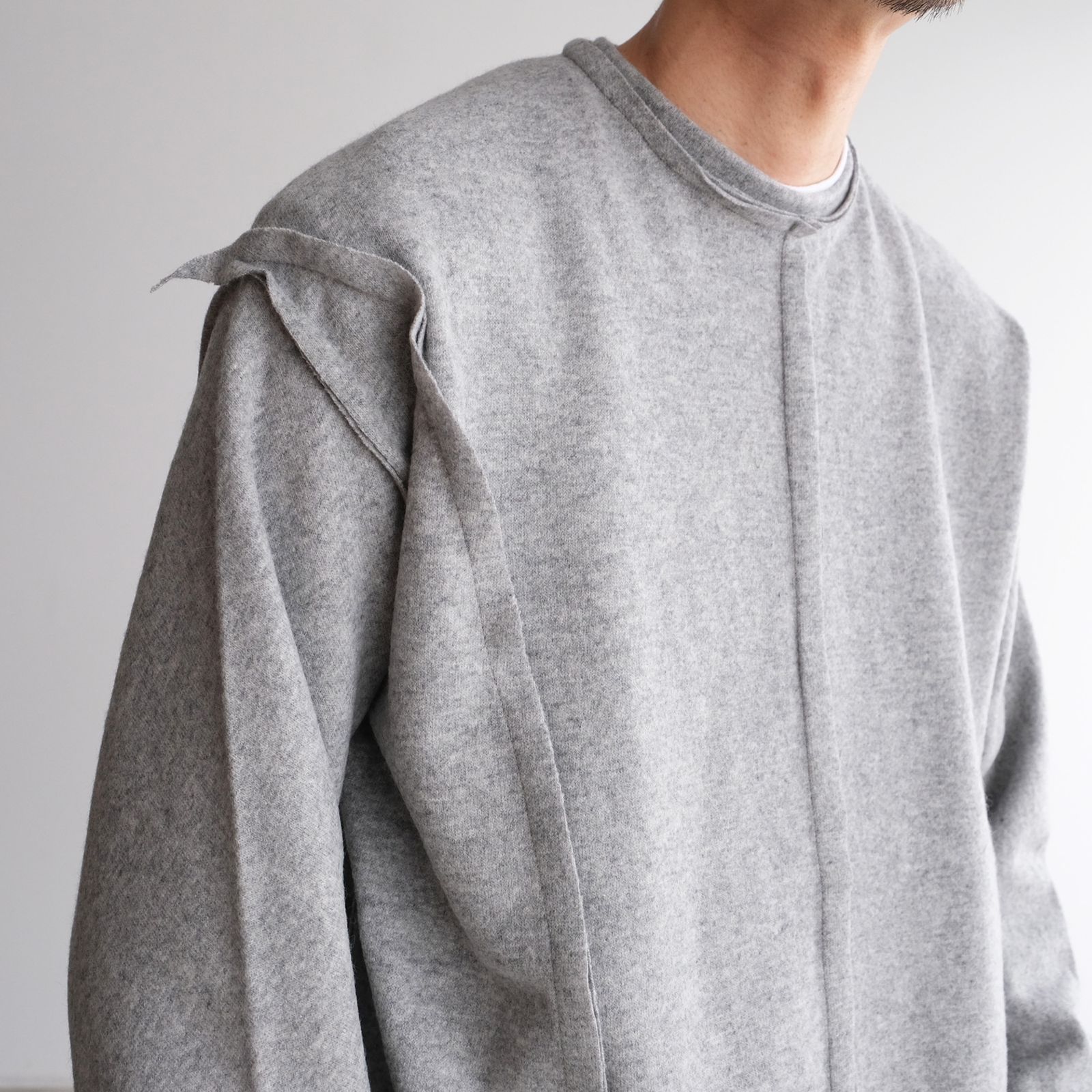 Assemblage Wool Tee -ニット-（Light Gray / ライトグレー）