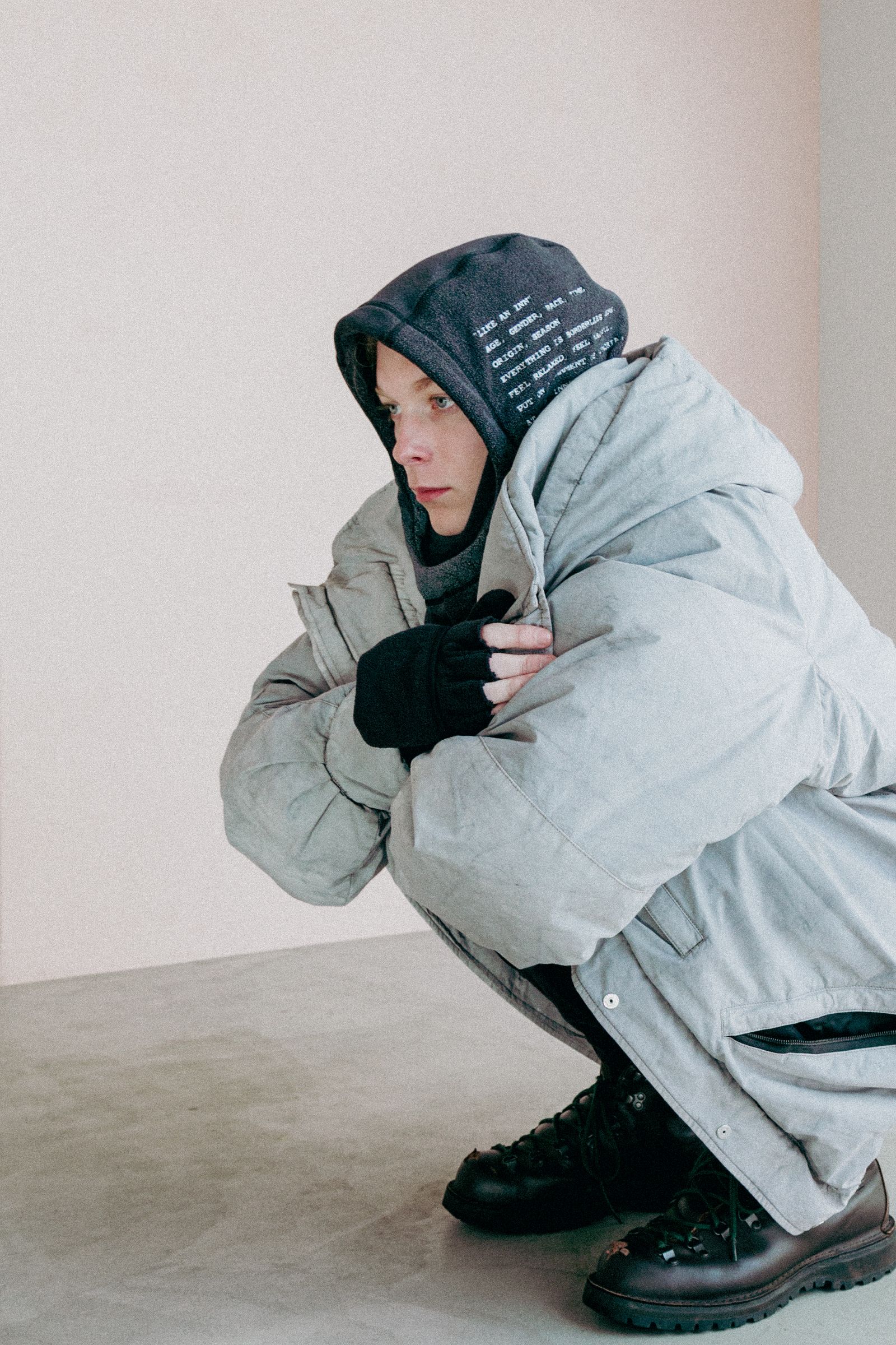 Garment Dyed Makalu Down Jacket -ジャケット-（Gray / グレー）