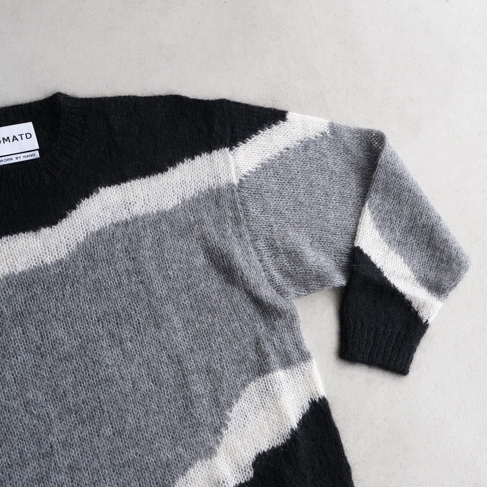 Hand Knitted Mohair Sweater -ニット-（Black / ブラック）