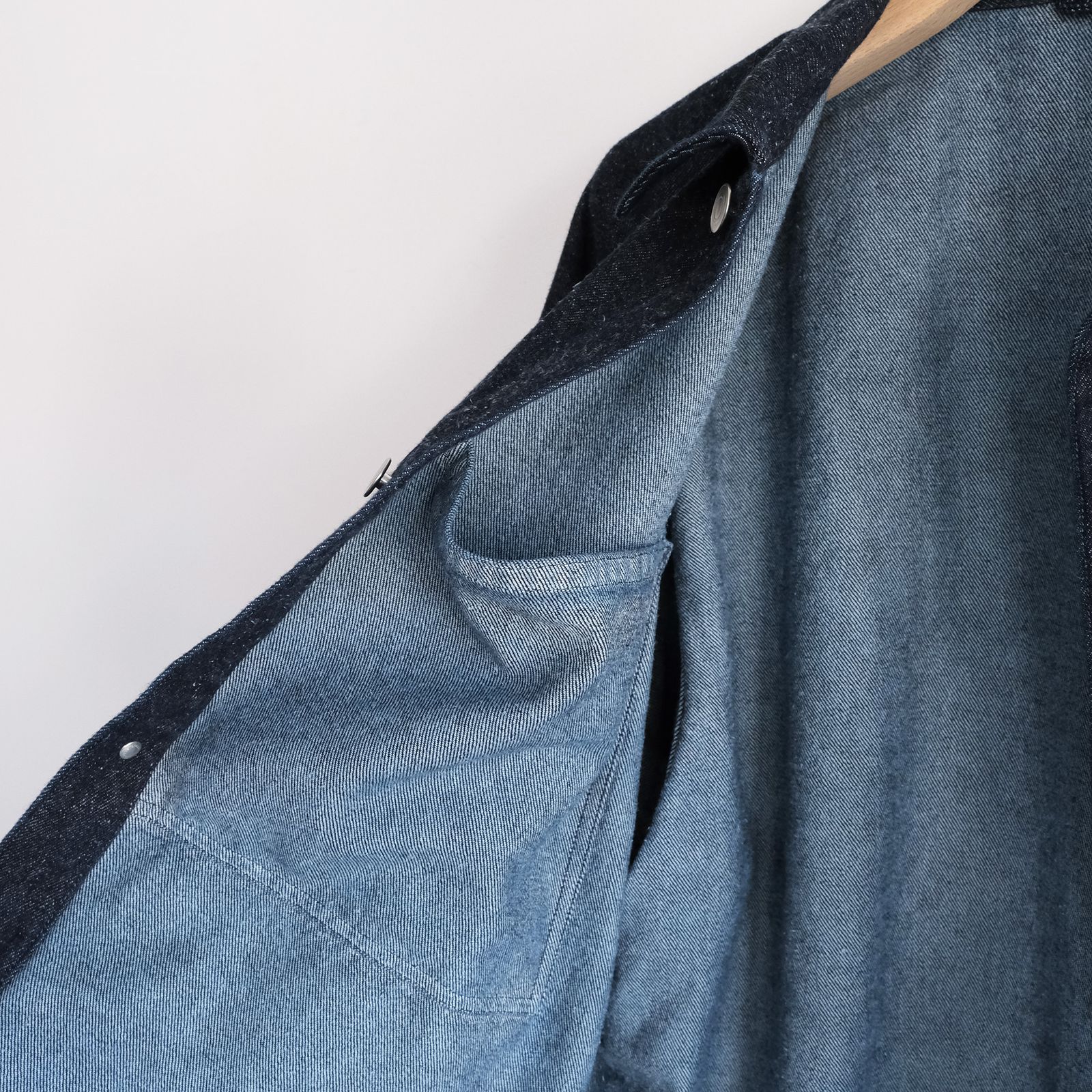 Silk Denim Work Jacket -ジャケット-（Indigo / インディゴ）