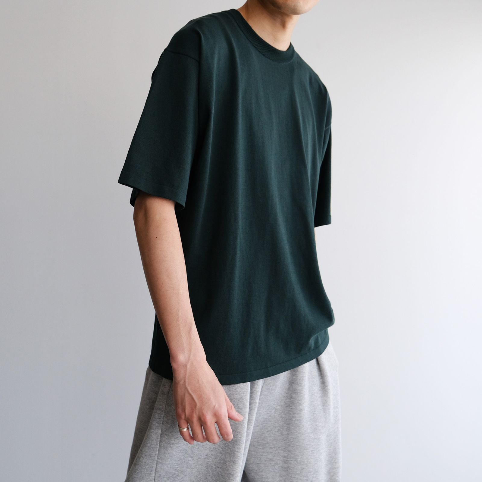 Fresca Knit Crew Neck Sweater -Tシャツ-（Green / グリーン）