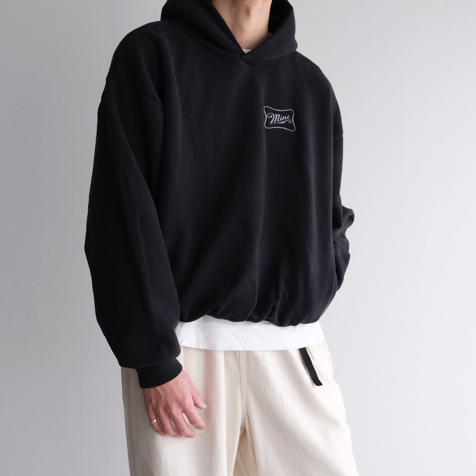 Cursive Sign ST PT 16oz -スウェットパンツ-（Fade Black / フェード ブラック）