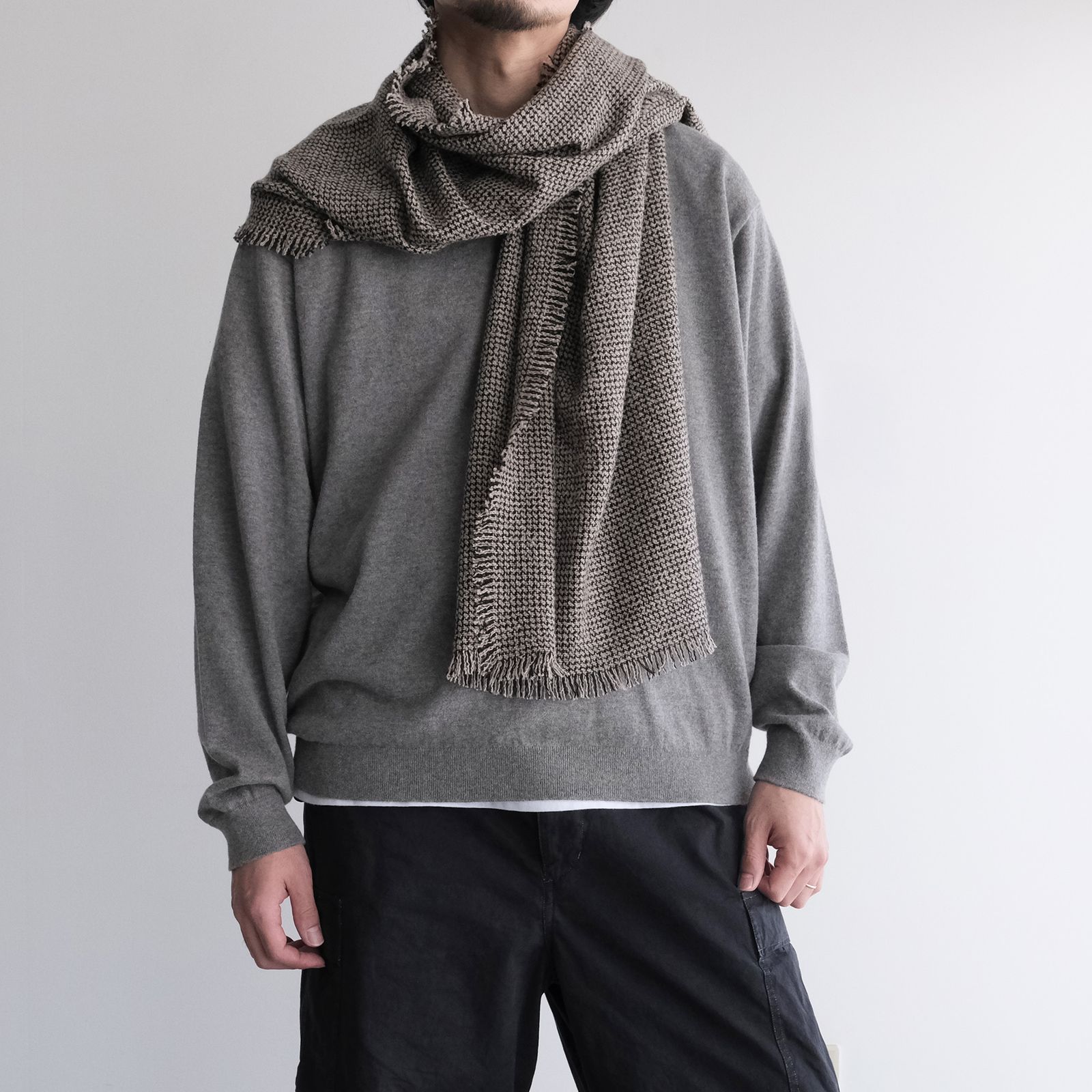 Cshmere Boucle Stole -ストール-（Beige / ベージュ）