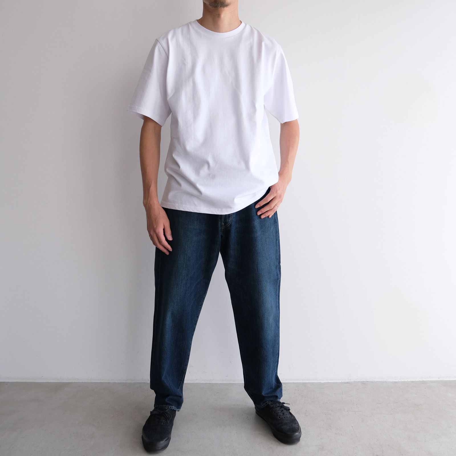 Selvage Denim Five Pocket Tapered Pants -パンツ-（Indigo Dark Fade / インディゴダークフェード）