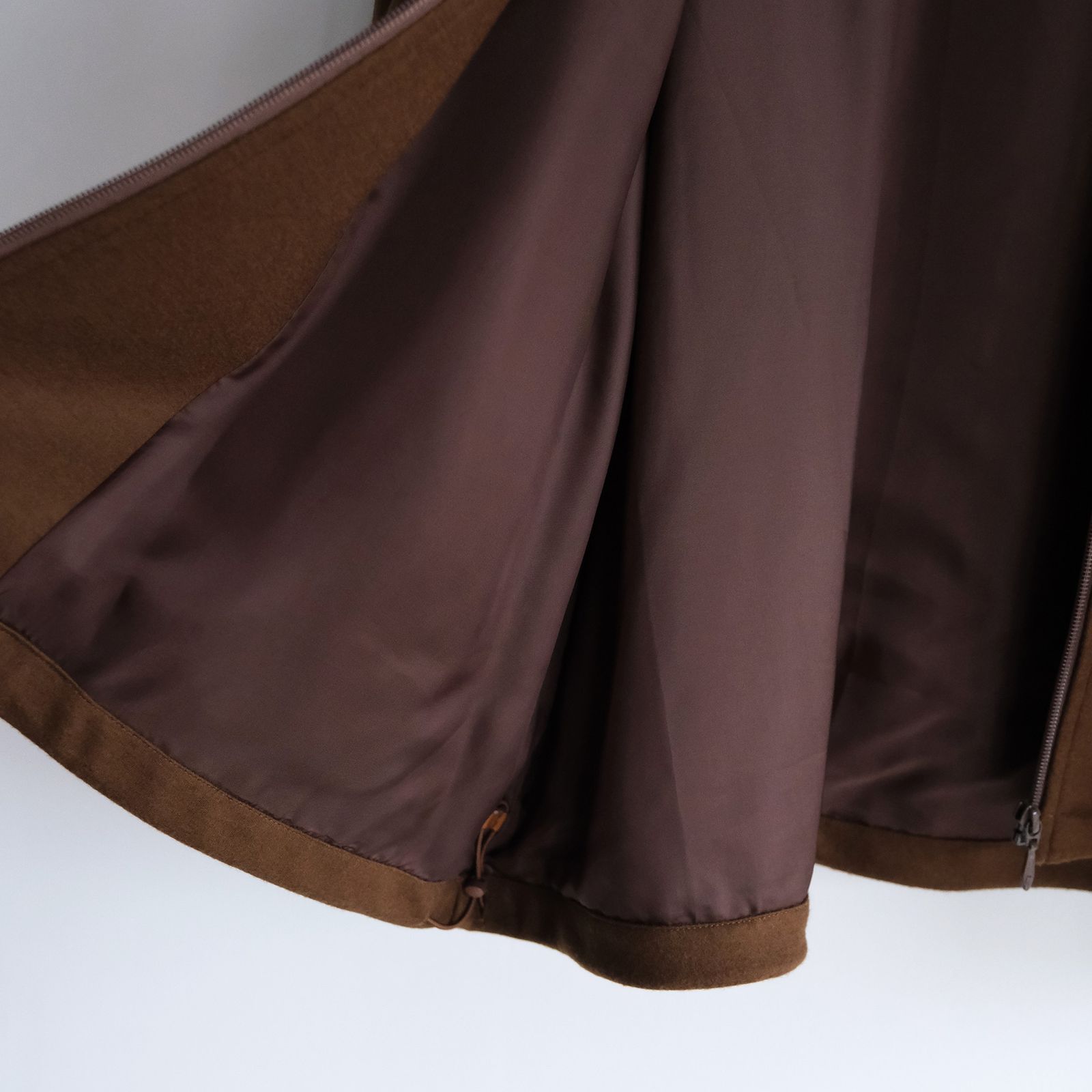 Wool Smooth Flannel Track Blouson -ブルゾン-（Brown / ブラウン）