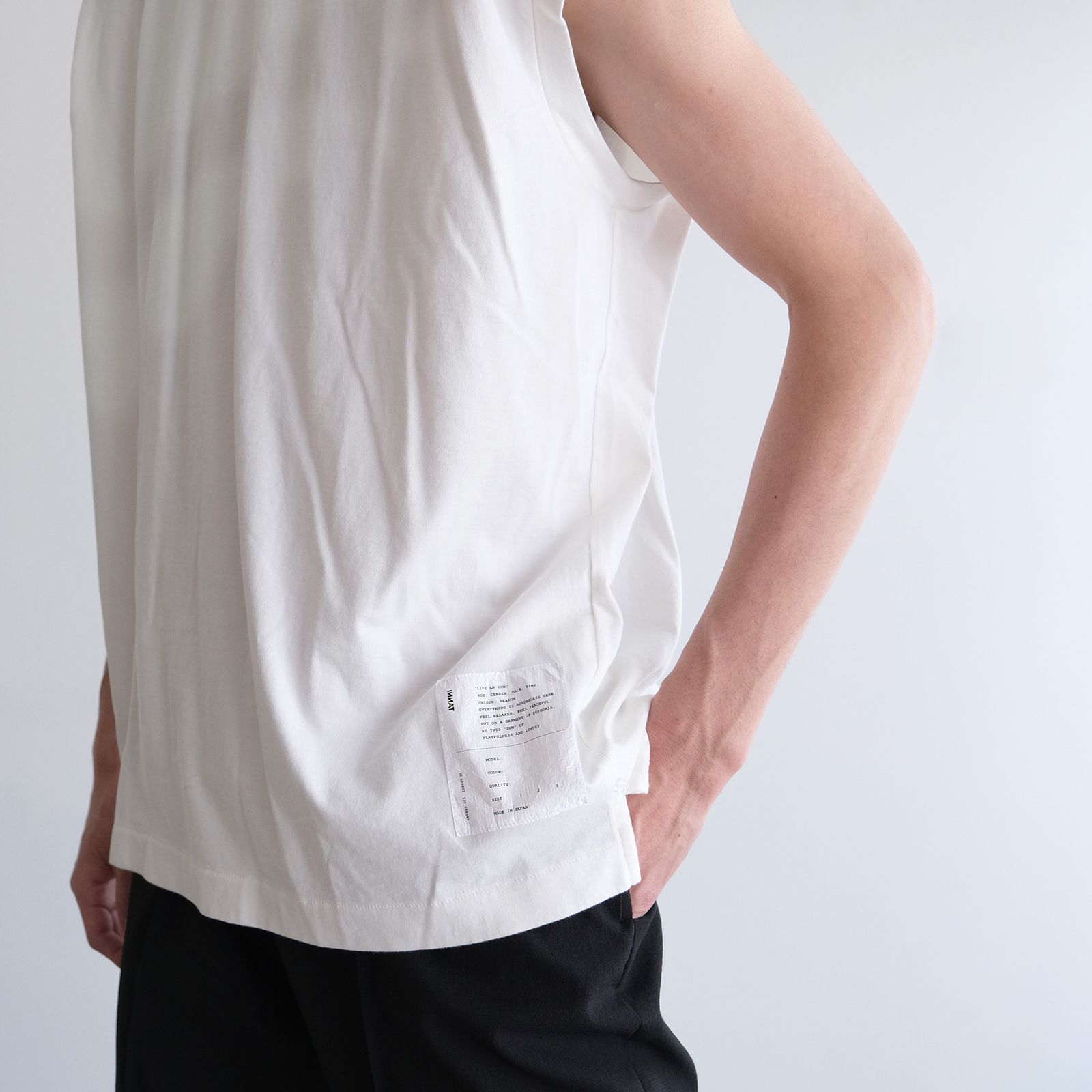 NS Tee - ノースリーブ -（White / ホワイト）