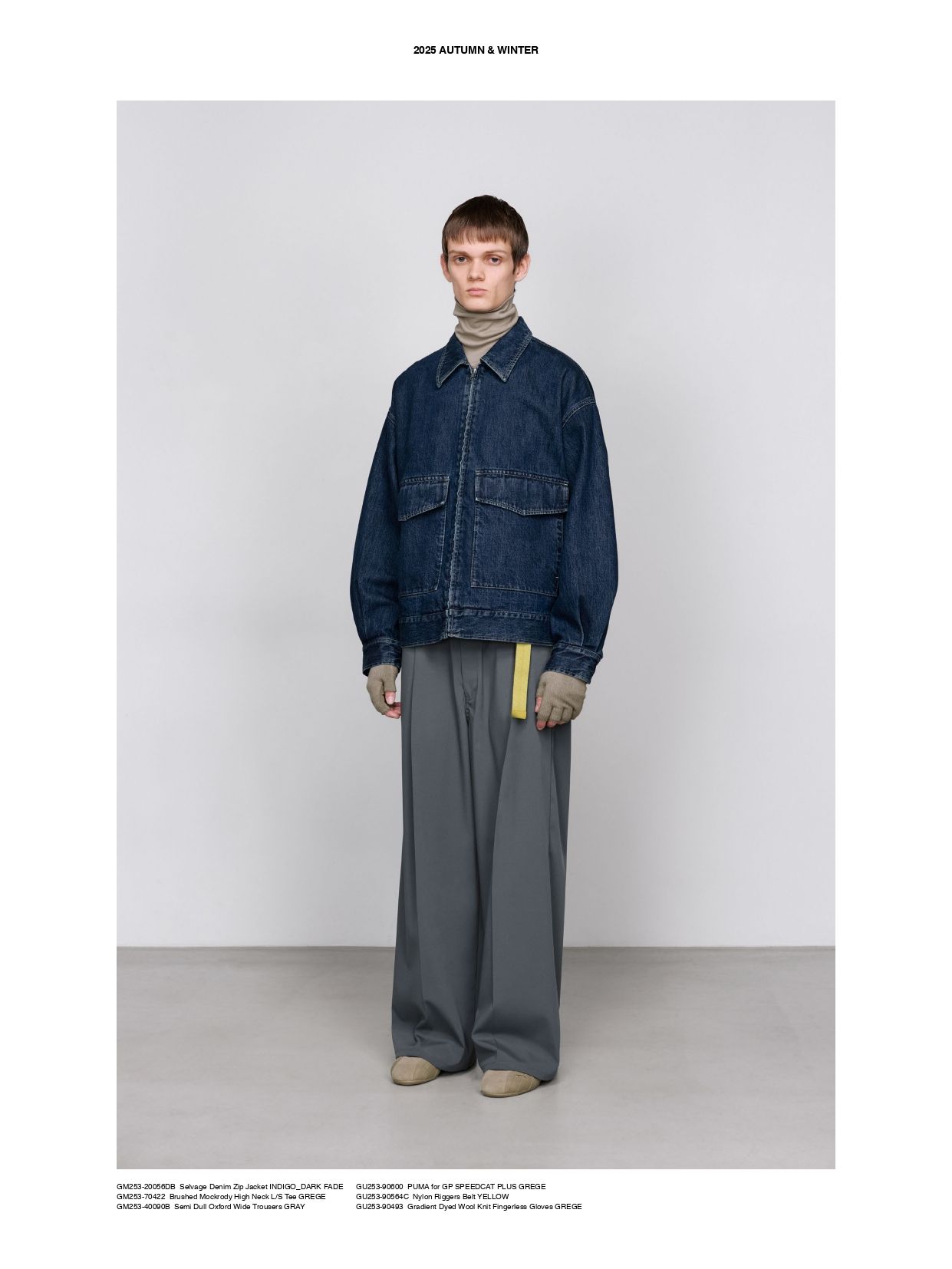 Mercerized Fine Wool Snood -スヌード-（Yellow / イエロー）