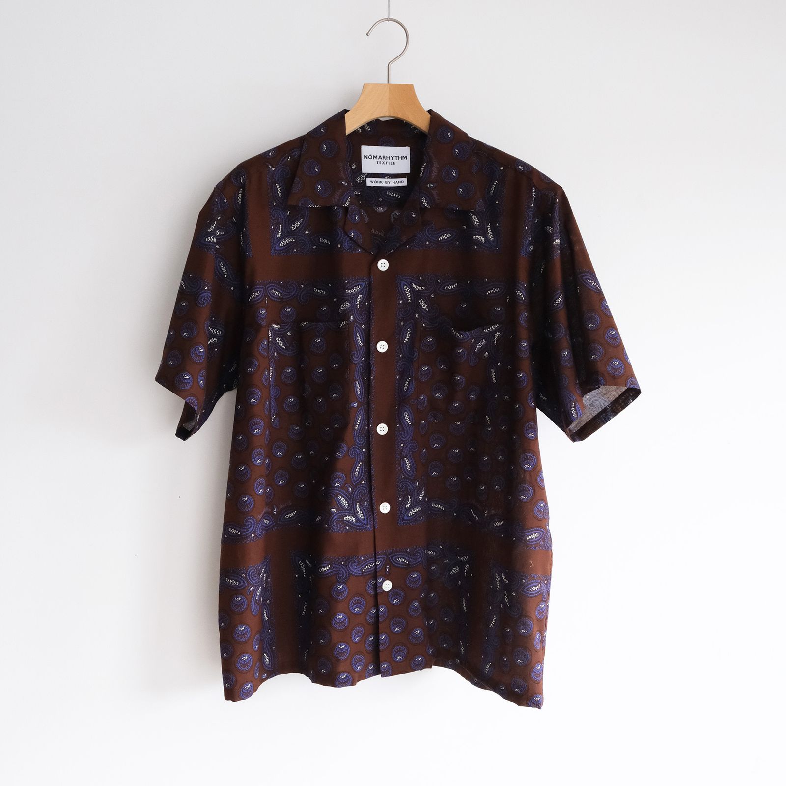 Paisley Summer Shirt -シャツ-（Brown / ブラウン）