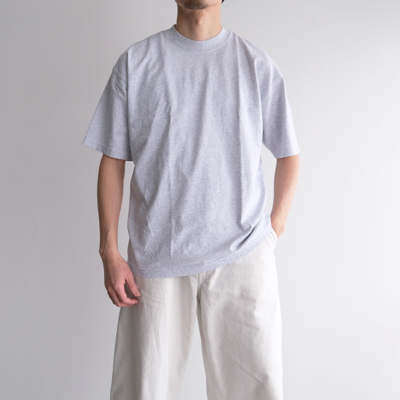 MINE Duct Tape S/S T-Shirt / White Label -Tシャツ-（Ash Gray / アッシュグレー）