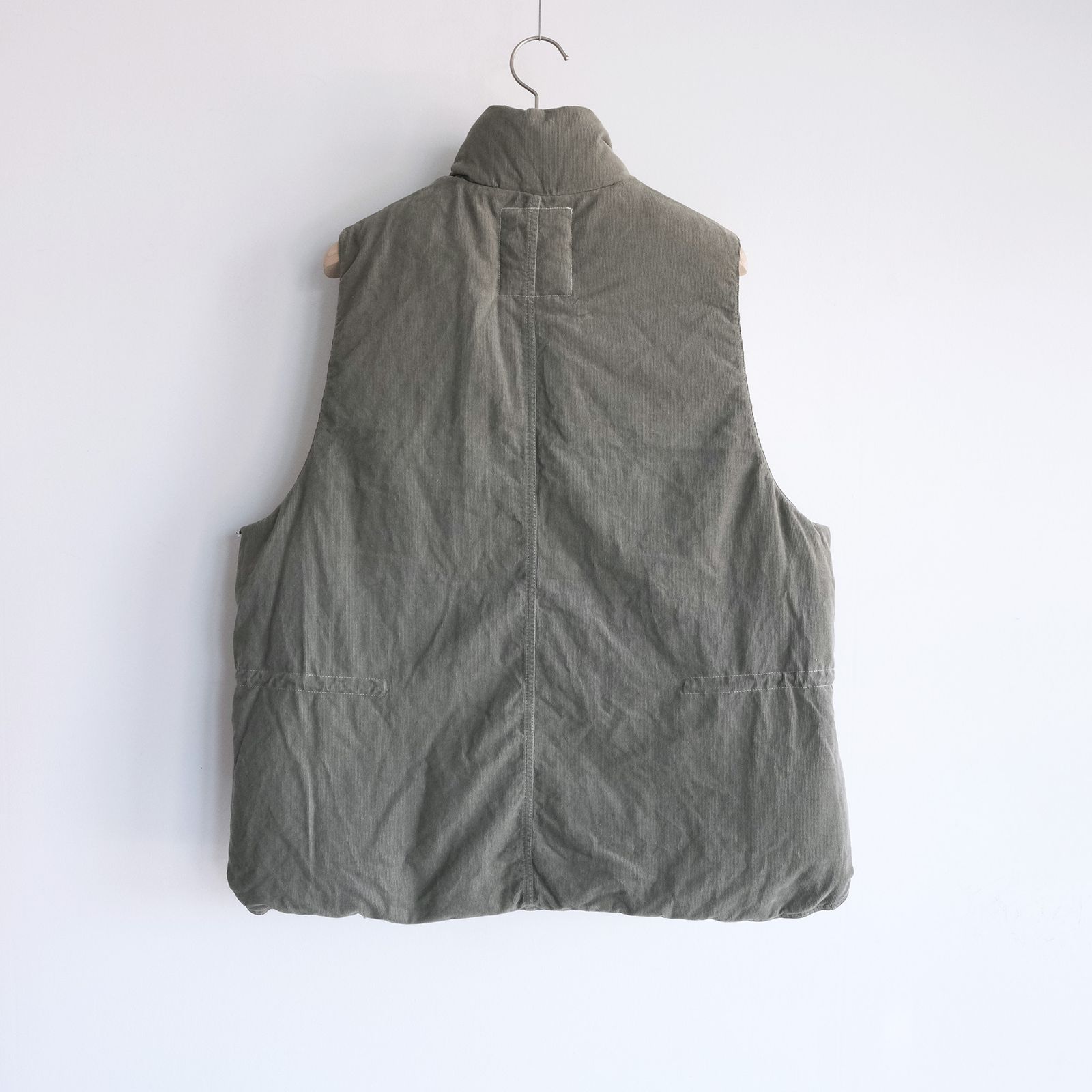 Garment Dyed Down Vest -ダウンベスト-（Gray / グレー）
