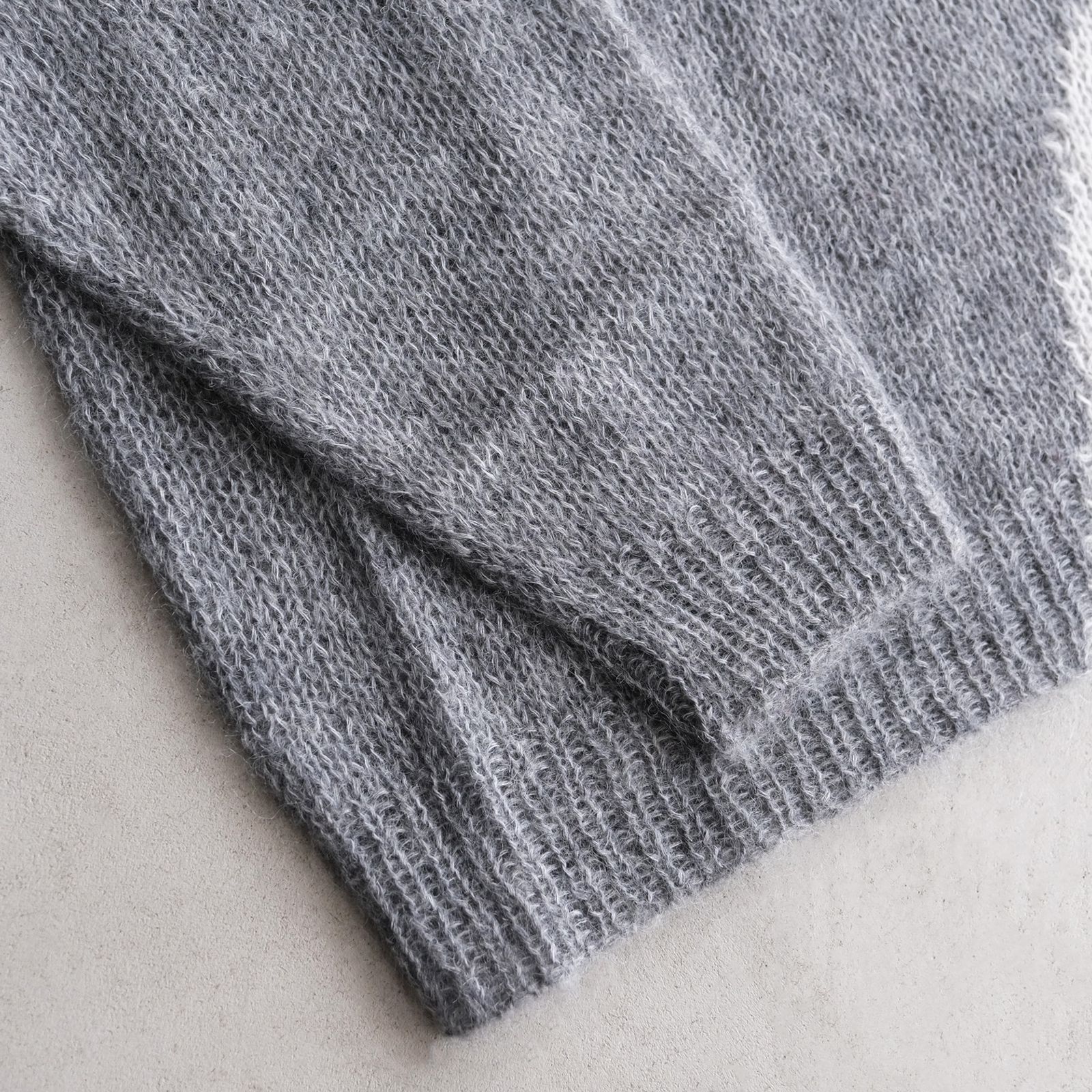 Hand Knitted Mohair Sweater -ニット-（Black / ブラック）