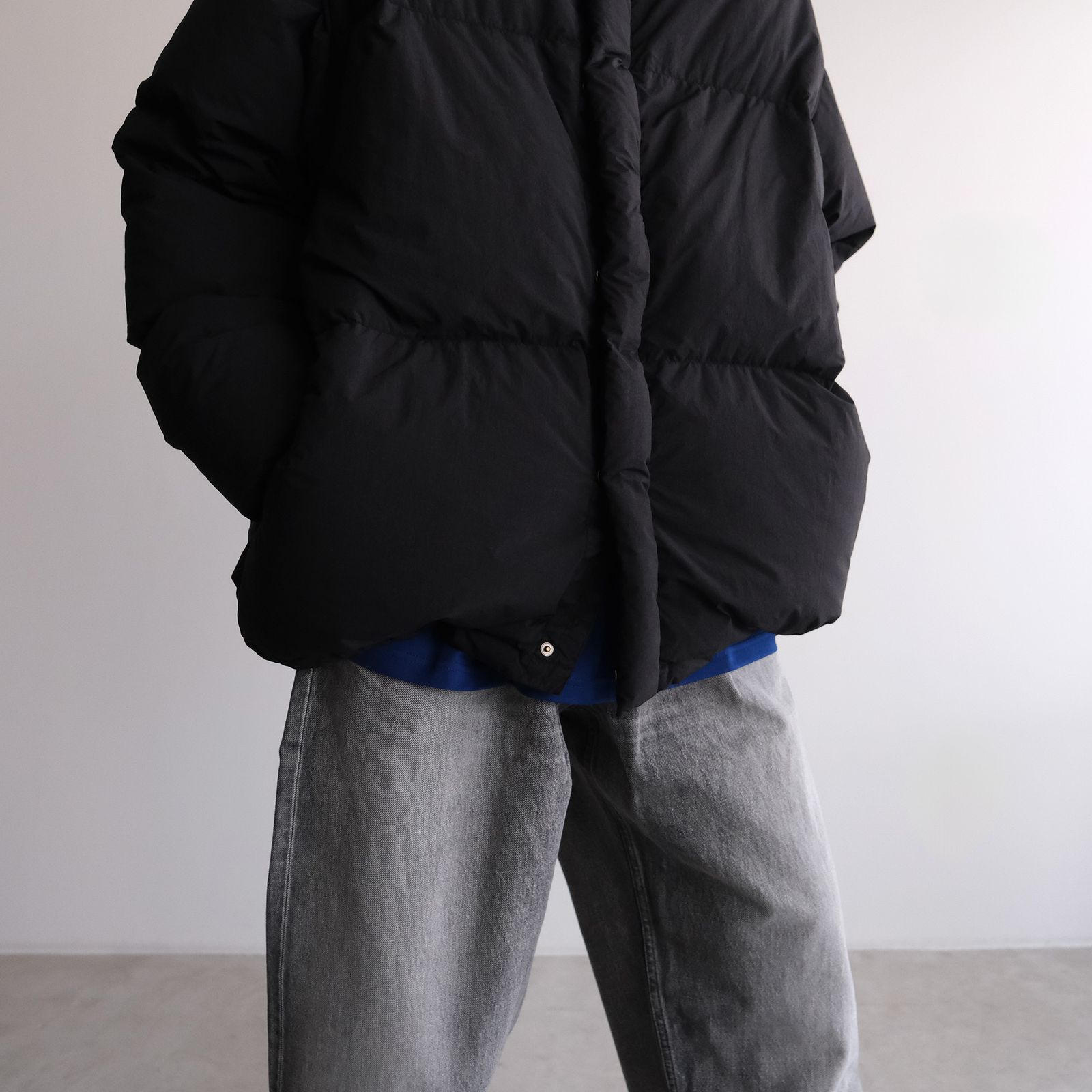 Garment Dyed Down Jacket -ダウンジャケット-（Black / ブラック）GM253-30574