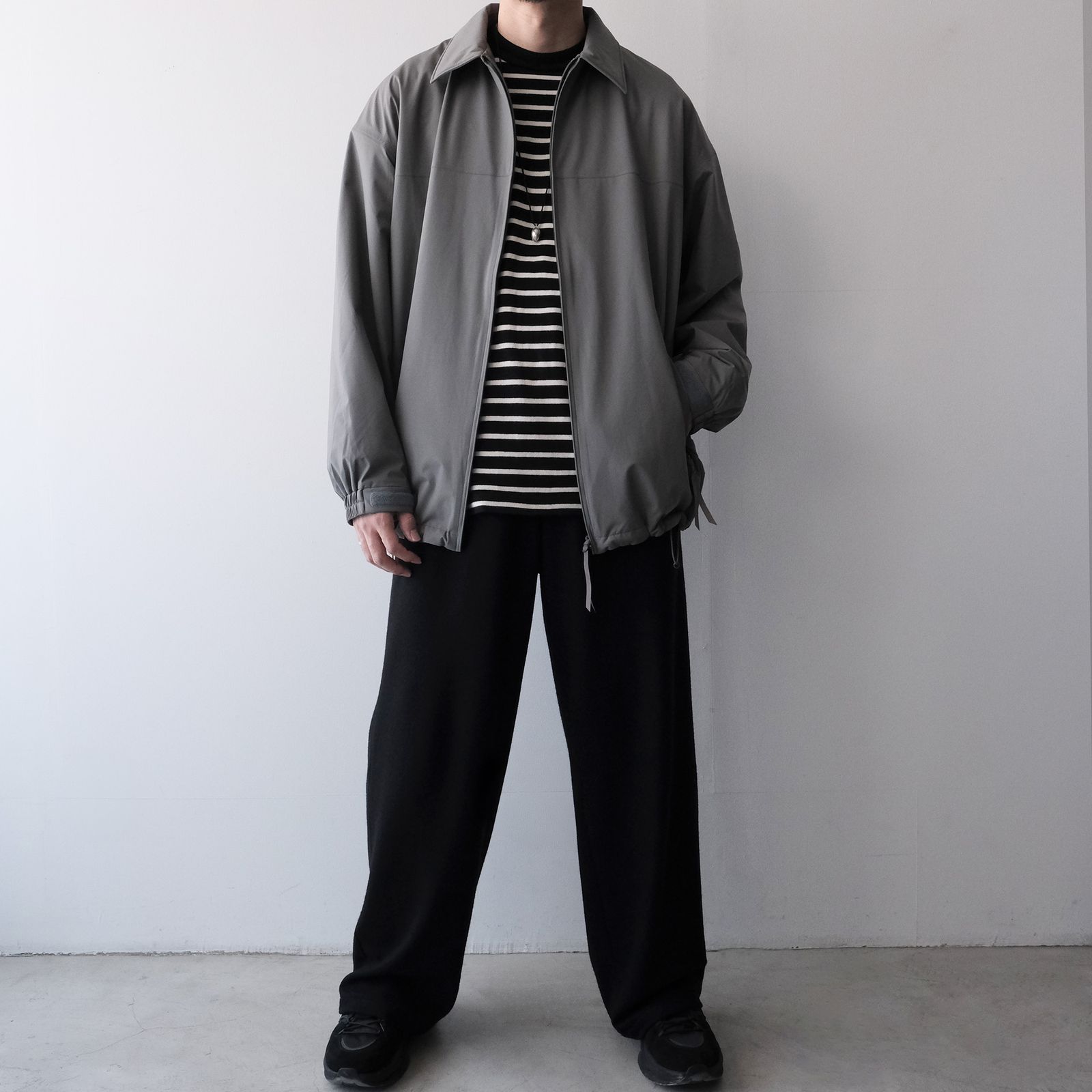 PERTEX SHIELD Light Thermo Zip-Up Jacket -ブルゾン-（Stone Gray / ストーングレー）GM263-30270