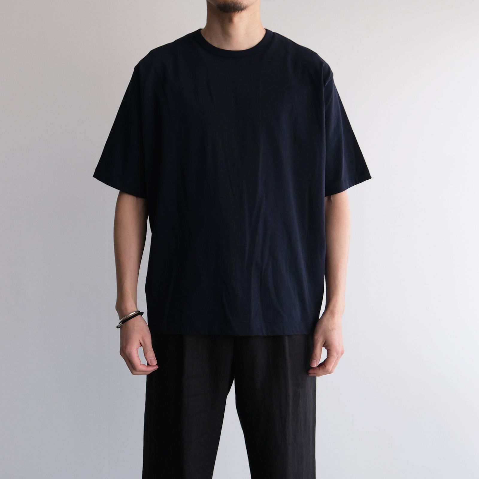 Dry Cotton Jersey Standard T-Shirt -Tシャツ-（Navy / ネイビー）