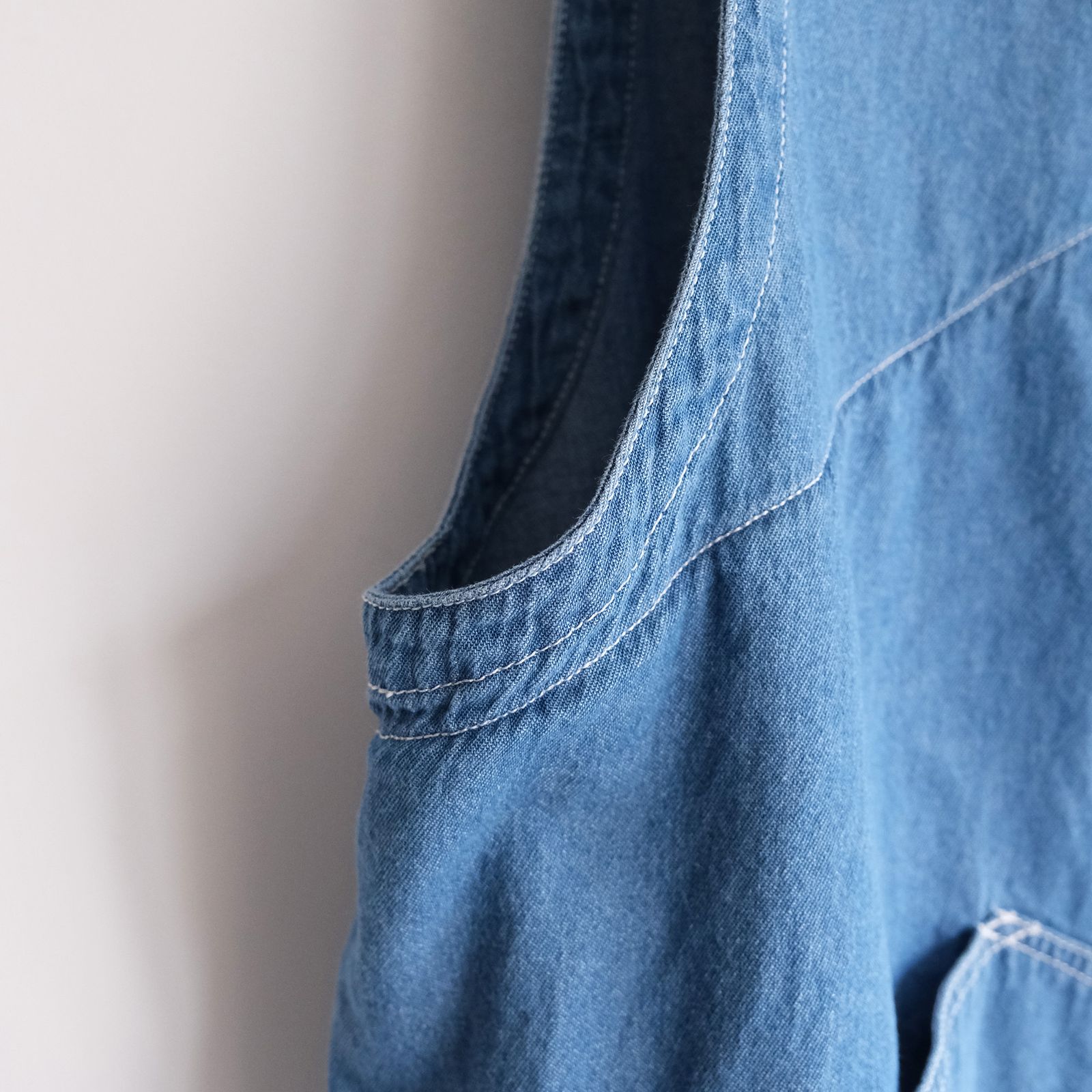 Denim Hunting Vest -ベスト-（L.Blue / ライトブルー）