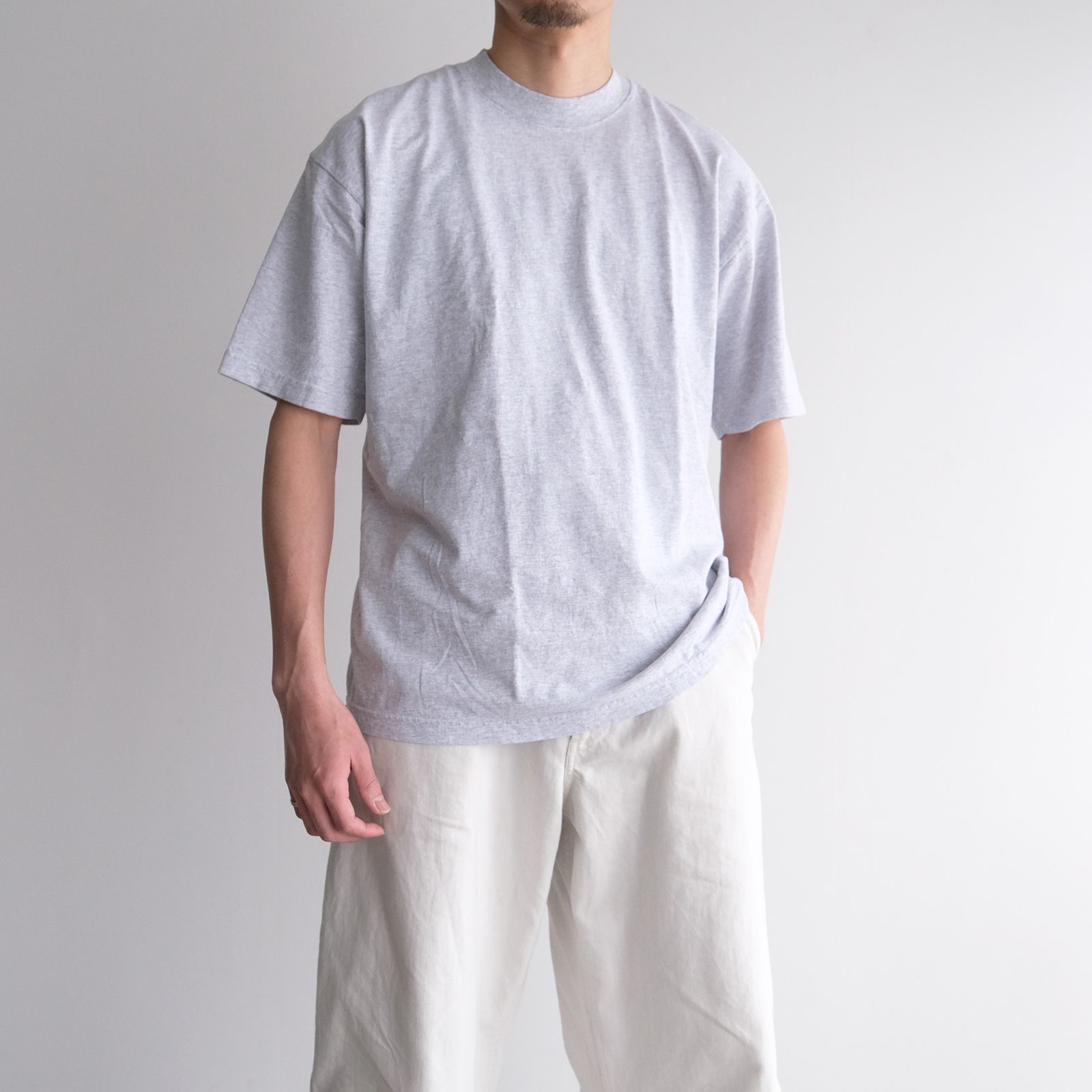 MINE Duct Tape S/S T-Shirt / White Label -Tシャツ-（Ash Gray / アッシュグレー）