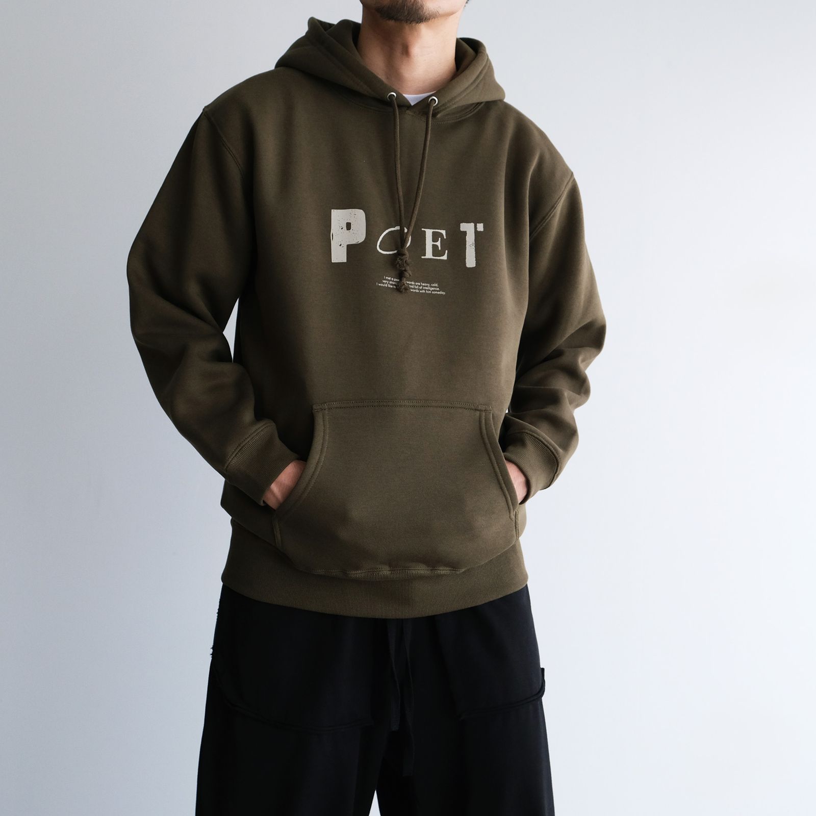 Poet Hoodie -パーカー-（Olive / オリーブ）
