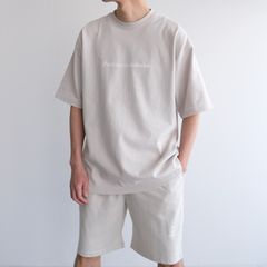 PMD Logo Low Oversized T-Shirt -Tシャツ-（F.Gray / フェードグレー）