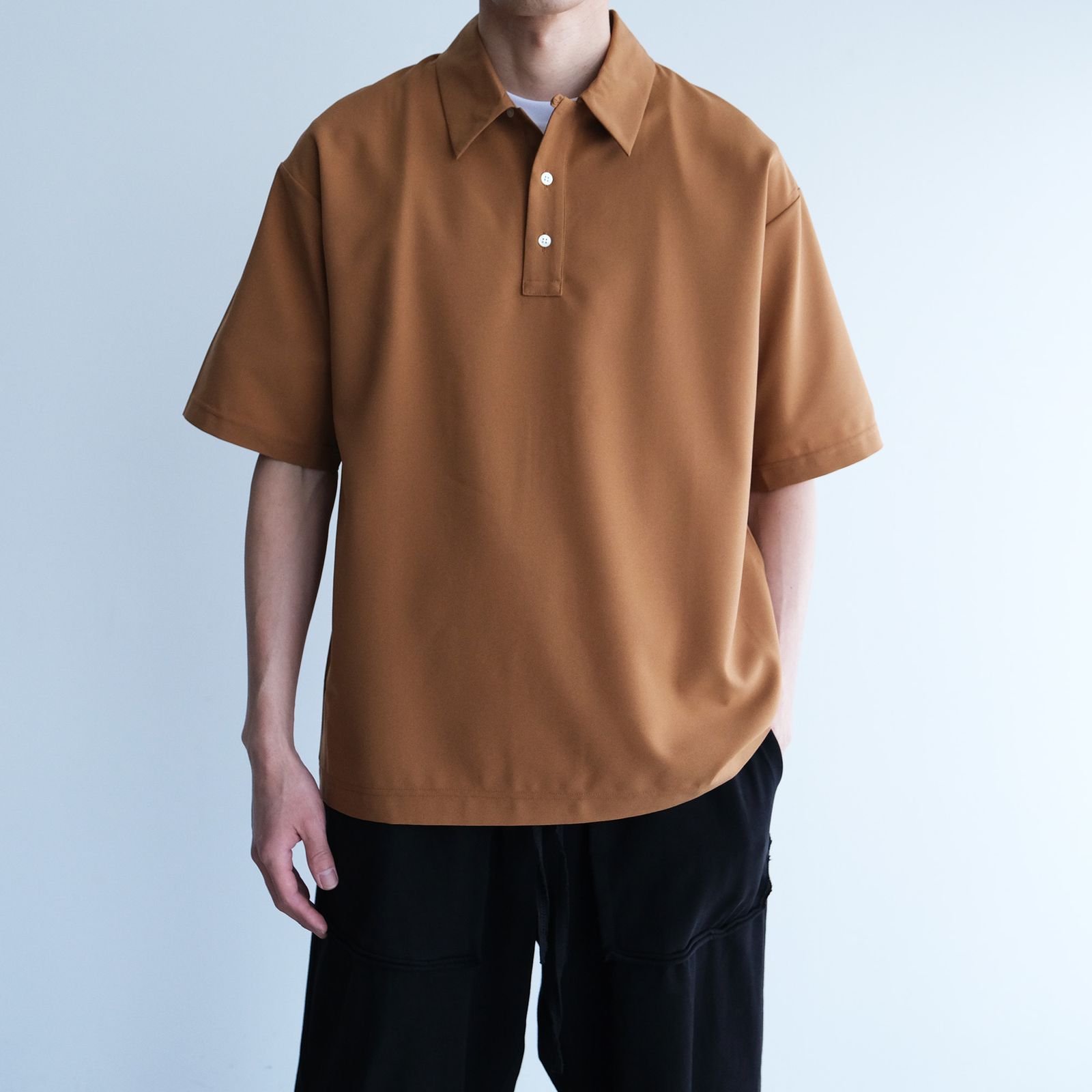 【美品】EEL products ポロシャツ L Merci Boku EEL Products - Merci Boku - ポロシャツ-（Charcoal