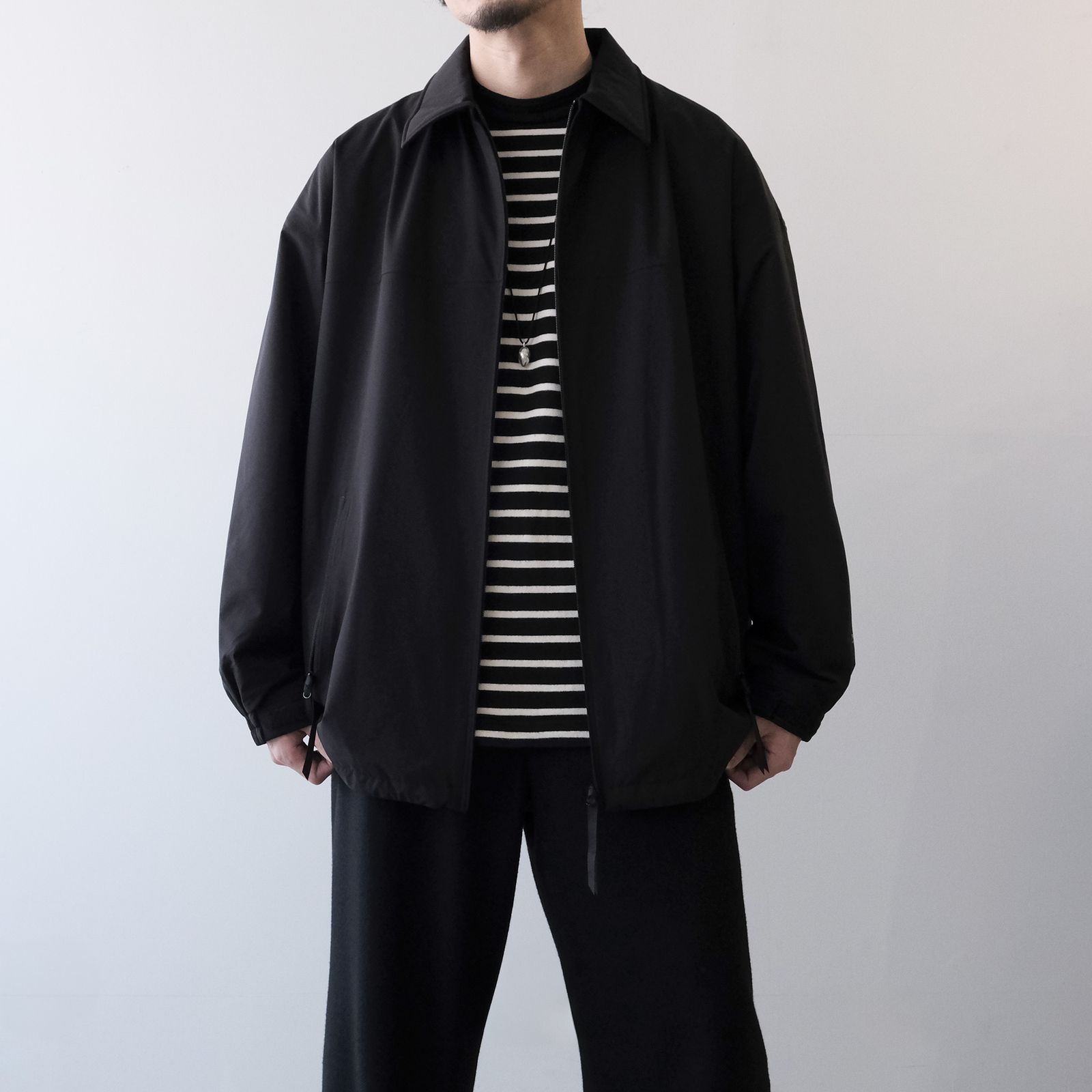 PERTEX SHIELD Light Thermo Zip-Up Jacket -ブルゾン-（Black / ブラック）GM263-30270