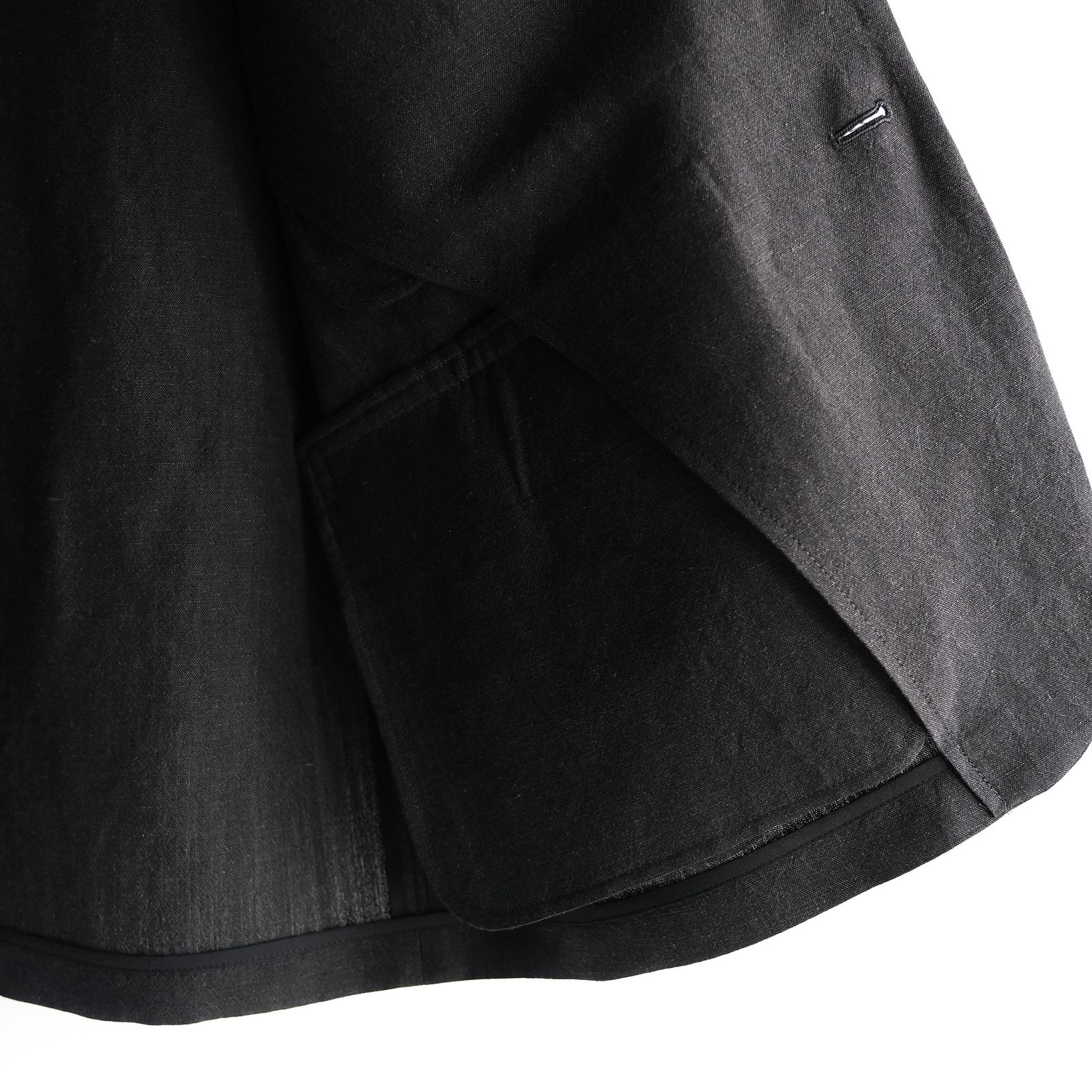 Wool Linen 2B Jacket -ジャケット-（Charcoal / チャコール）