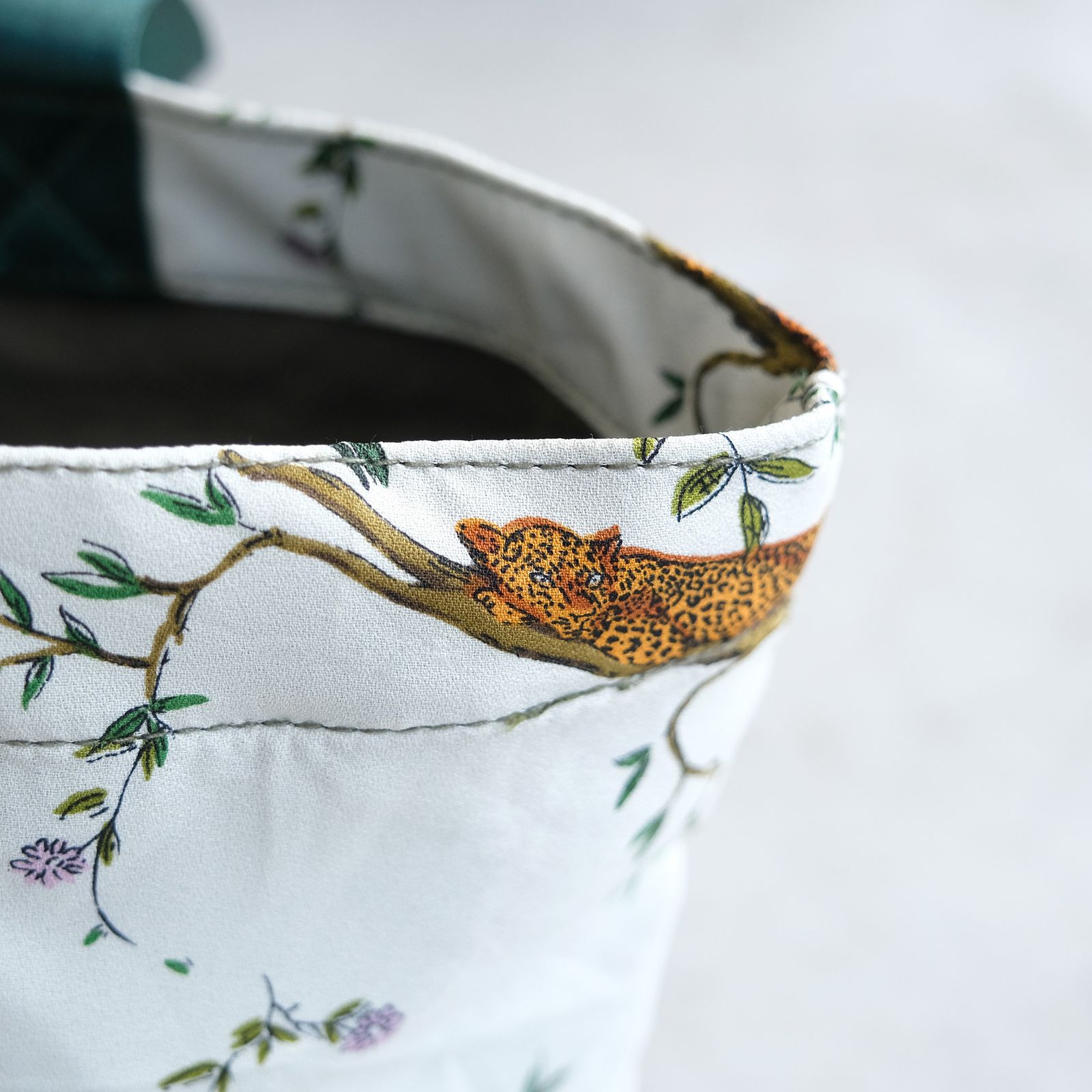 Vintage Tent Fabric W Printed Pattern Bag -バッグ-（jungle /ジャングル）