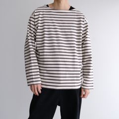 Long Sleeve Border Tee -Tシャツ-（Black / ブラック）