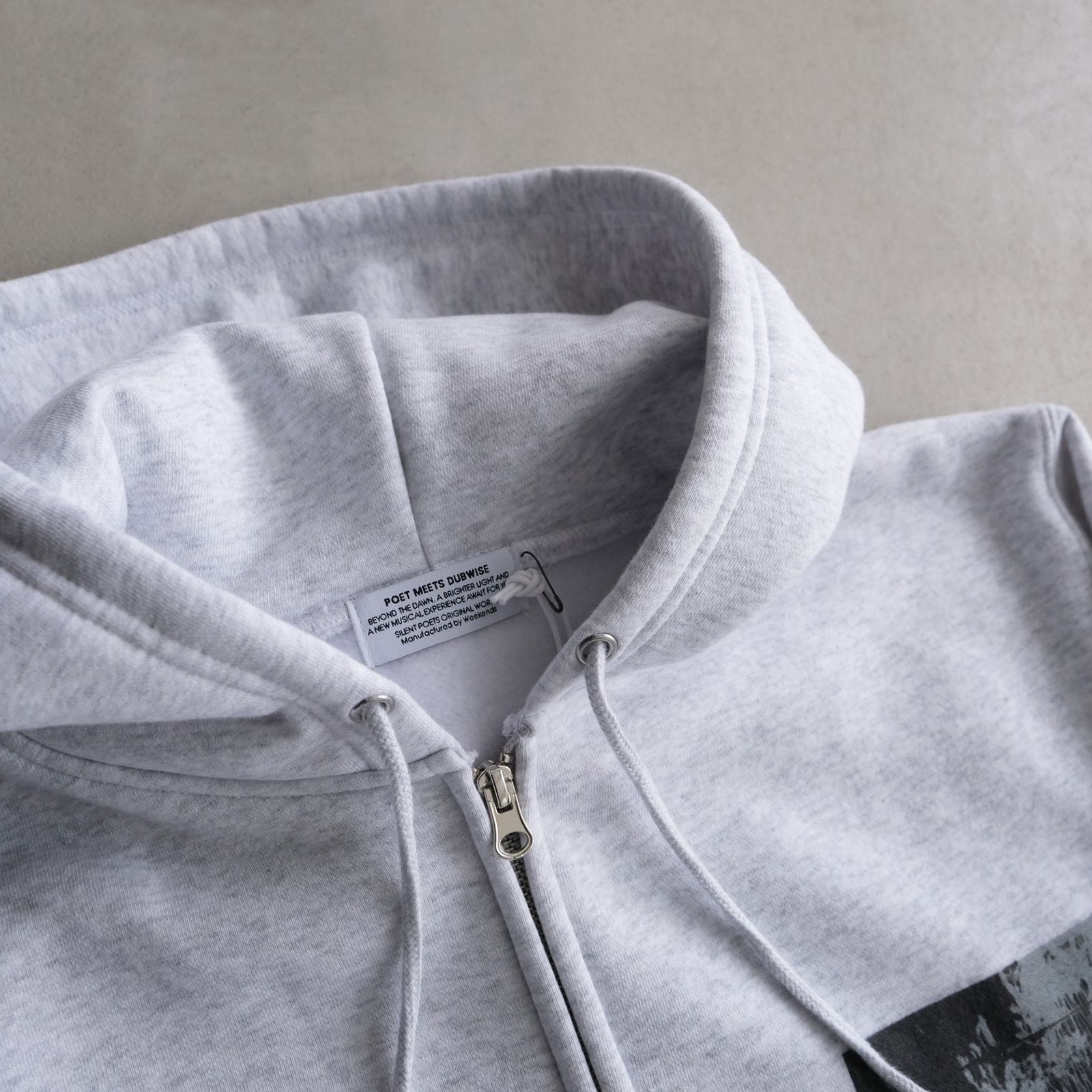 Wall Zip Hoodie -パーカー-（A.Gray / アッシュグレー）