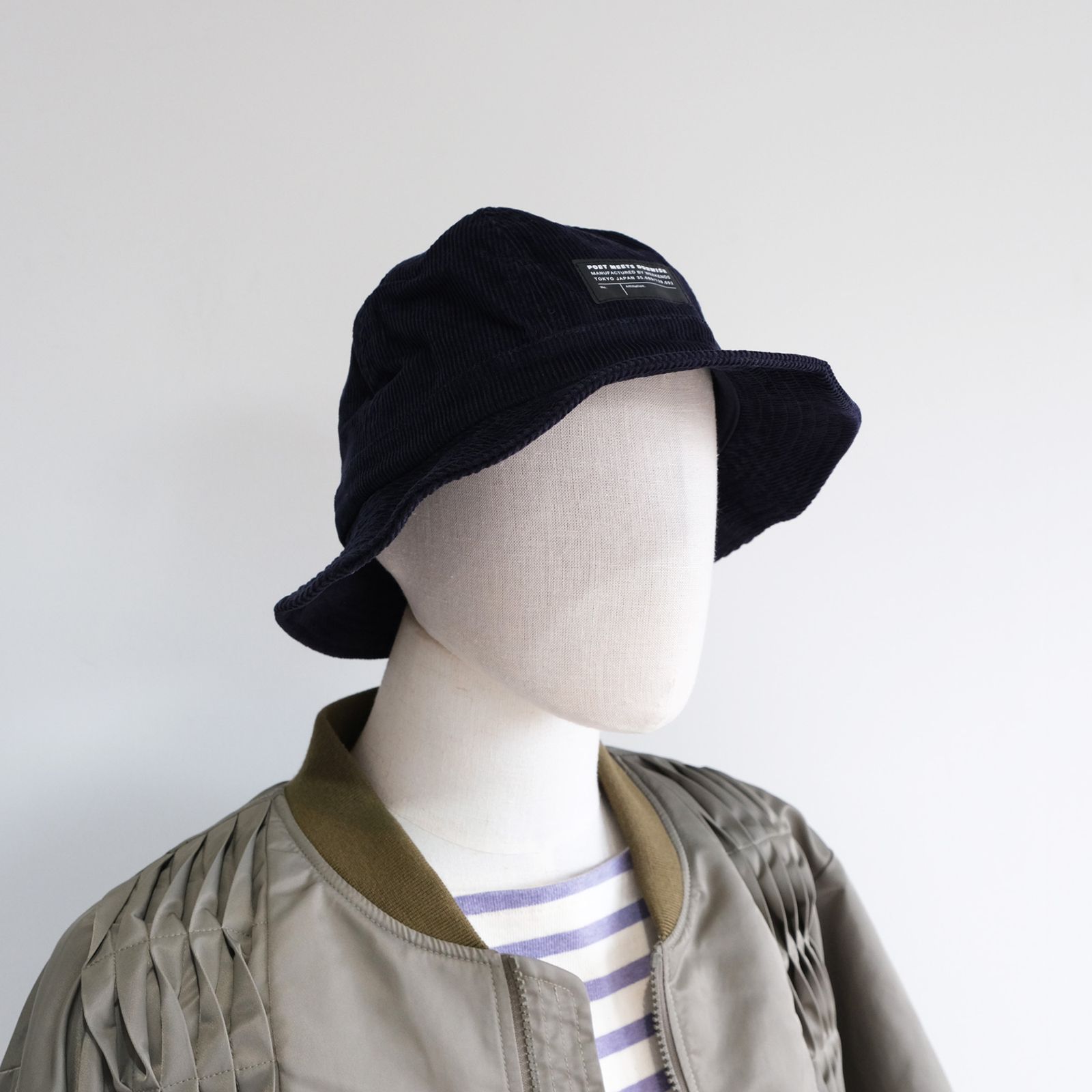 PMD Tag Corduroy Metro Hat -ハット-（Navy / ネイビー）