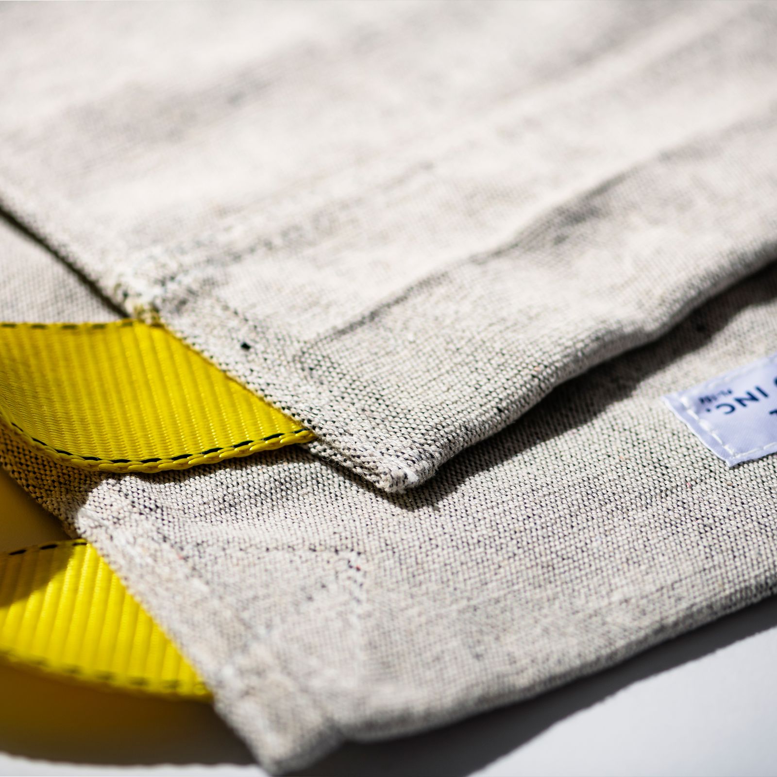 FOLDING BAG STORAGE FOR CAFÉ -収納-（Ivory Black Mix / アイボリーブラックミックス）