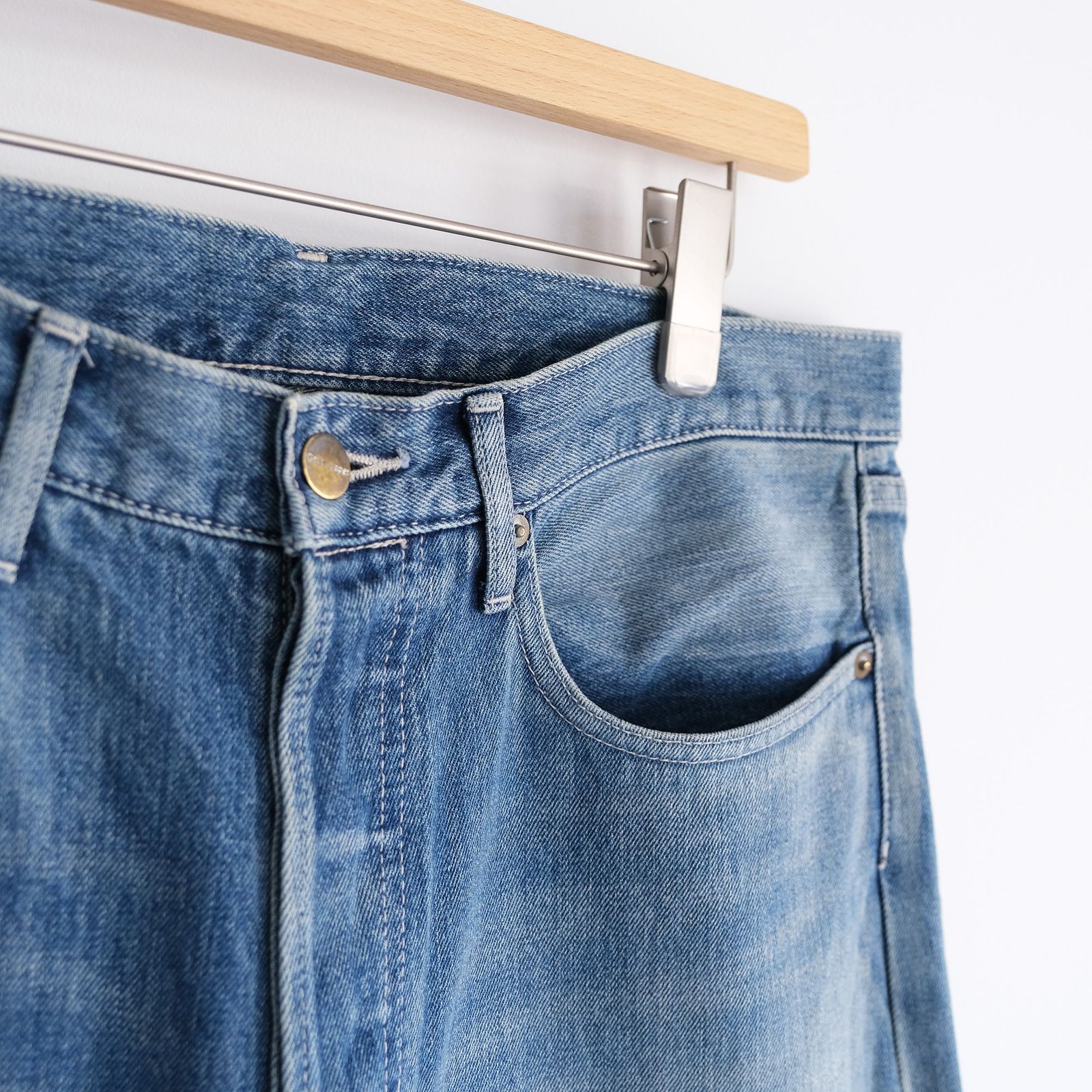 Selvage Denim Five Pocket Tapered Pants -パンツ-（Indigo Light Fade / インディゴライトフェード）