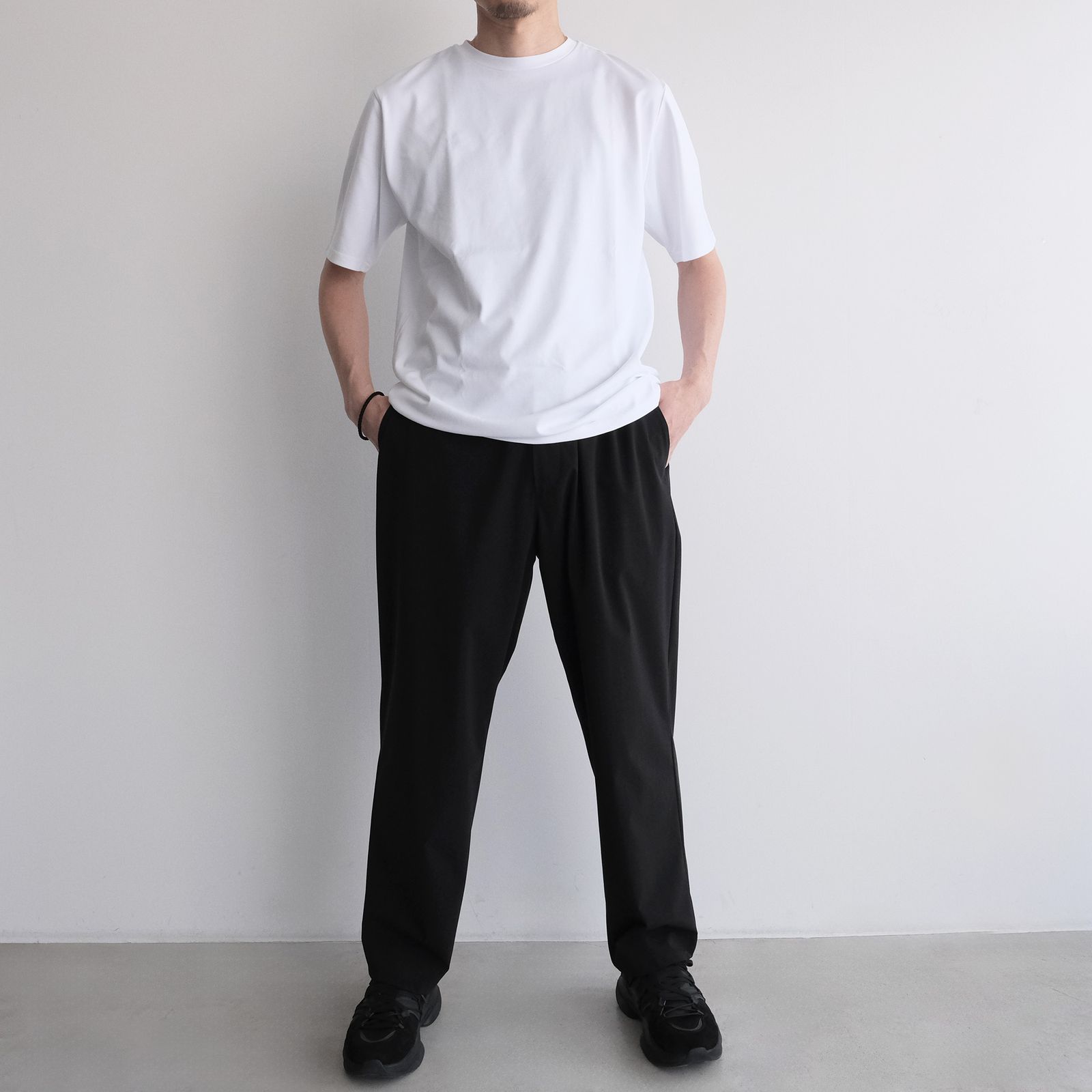 Graphpaper - Flex Tricot Wide Tapered Chef Pants -パンツ-（Black