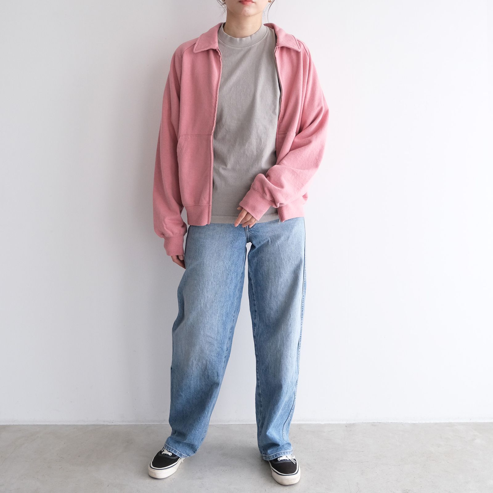 完売品 peate sweat pink トレーナー スウェット UNIVERSAL PRODUCTS - Phatee Hemp Zip Up Sweat -スウェット